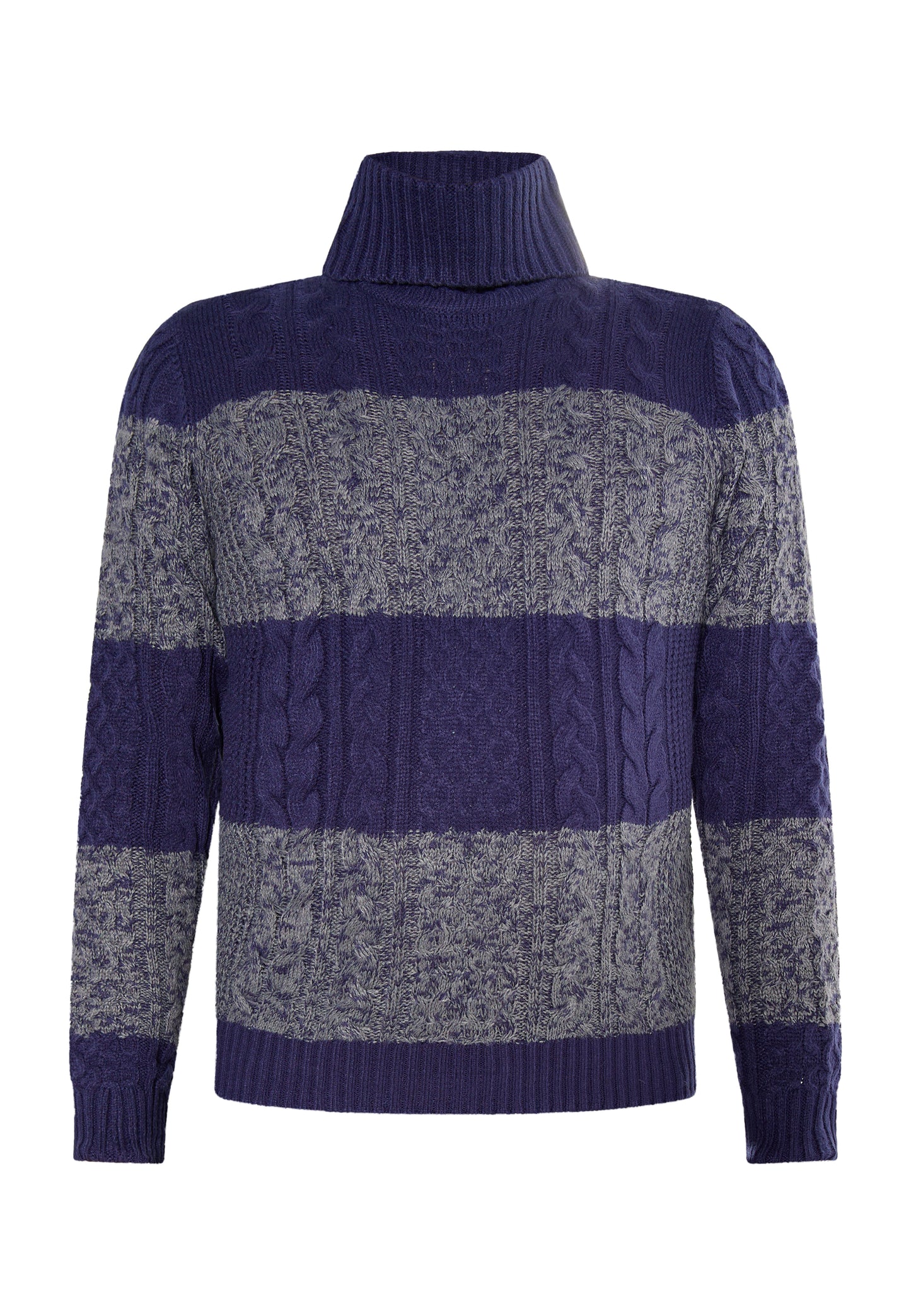 Mo men's cable knit sweater