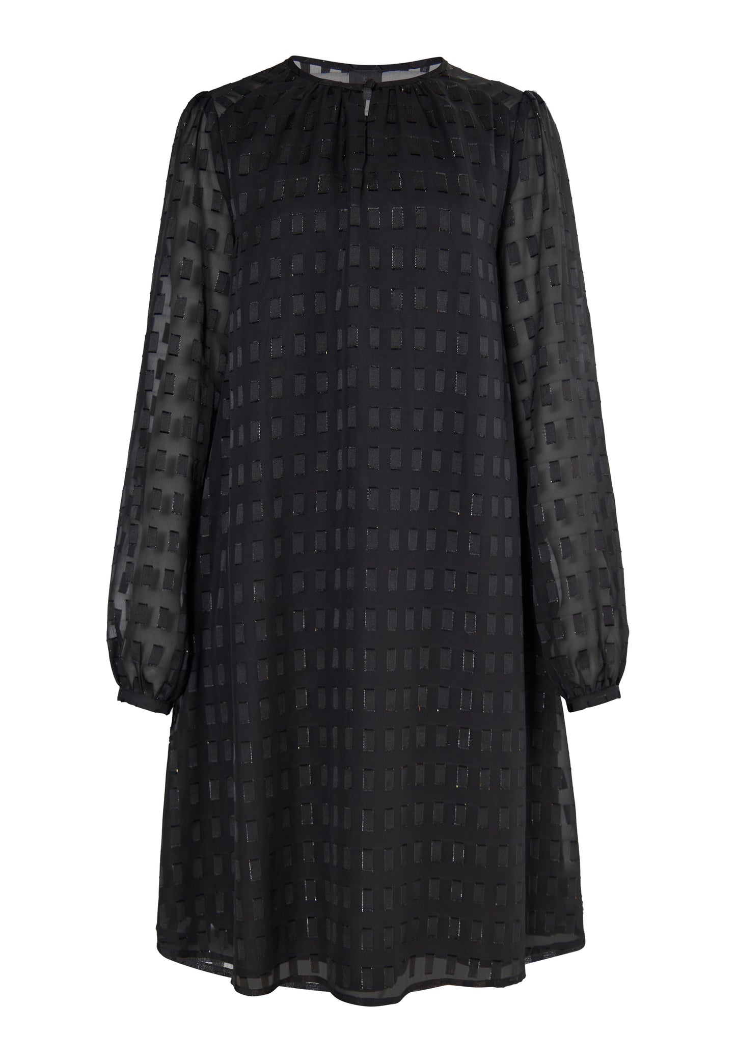 DreiMaster Klassik women's Midi dress with glitter