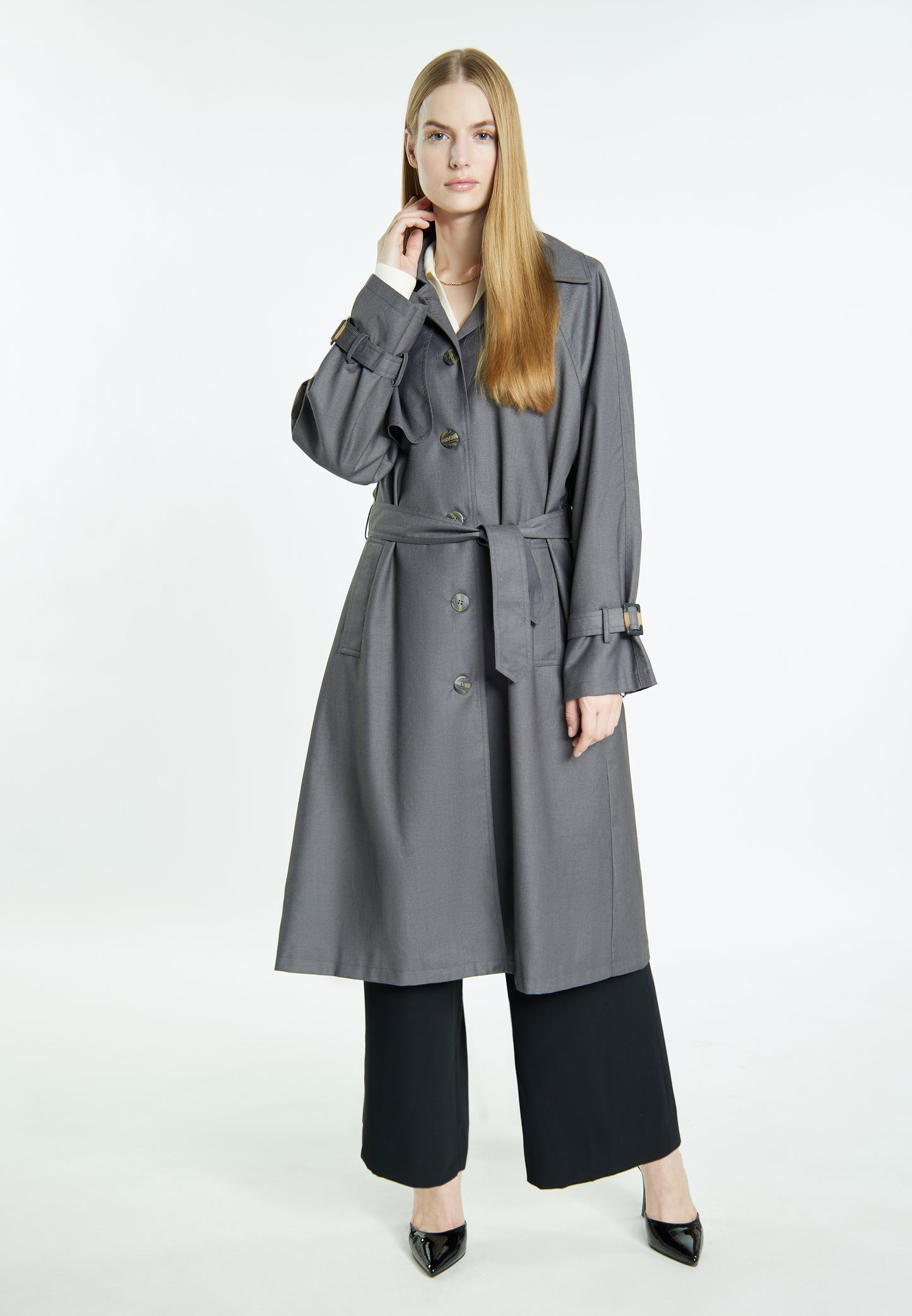 DreiMaster Klassik women's trench coat
