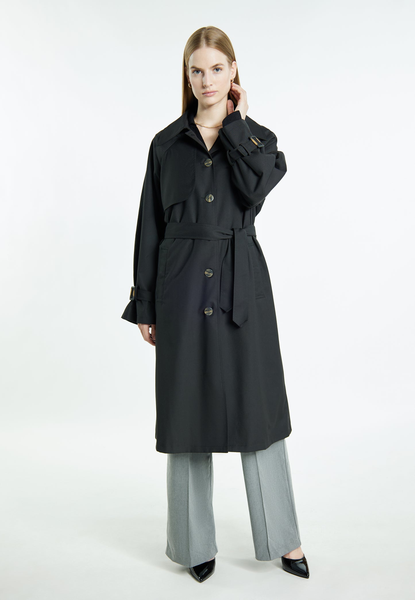 DreiMaster Klassik women's trench coat