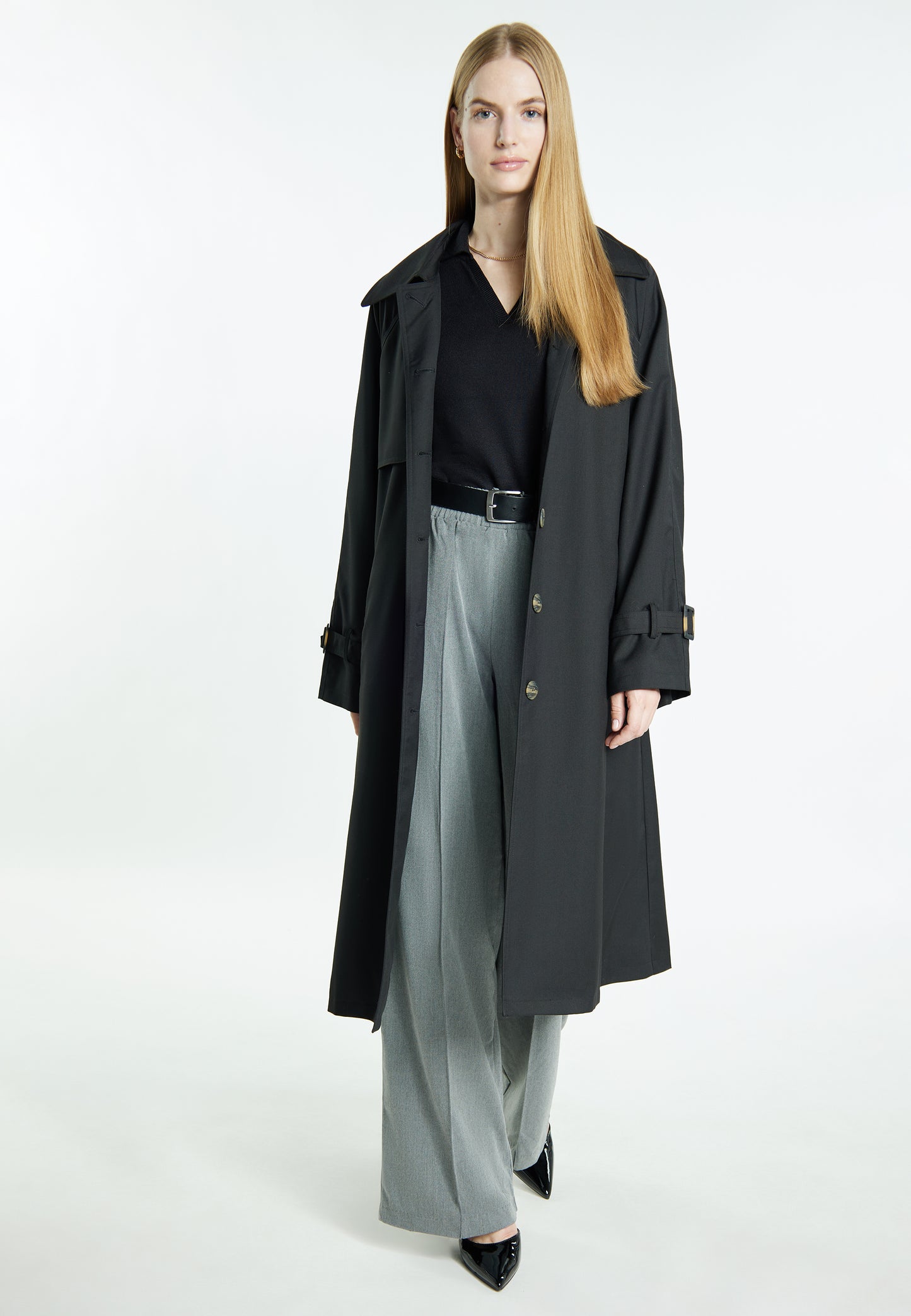 DreiMaster Klassik women's trench coat