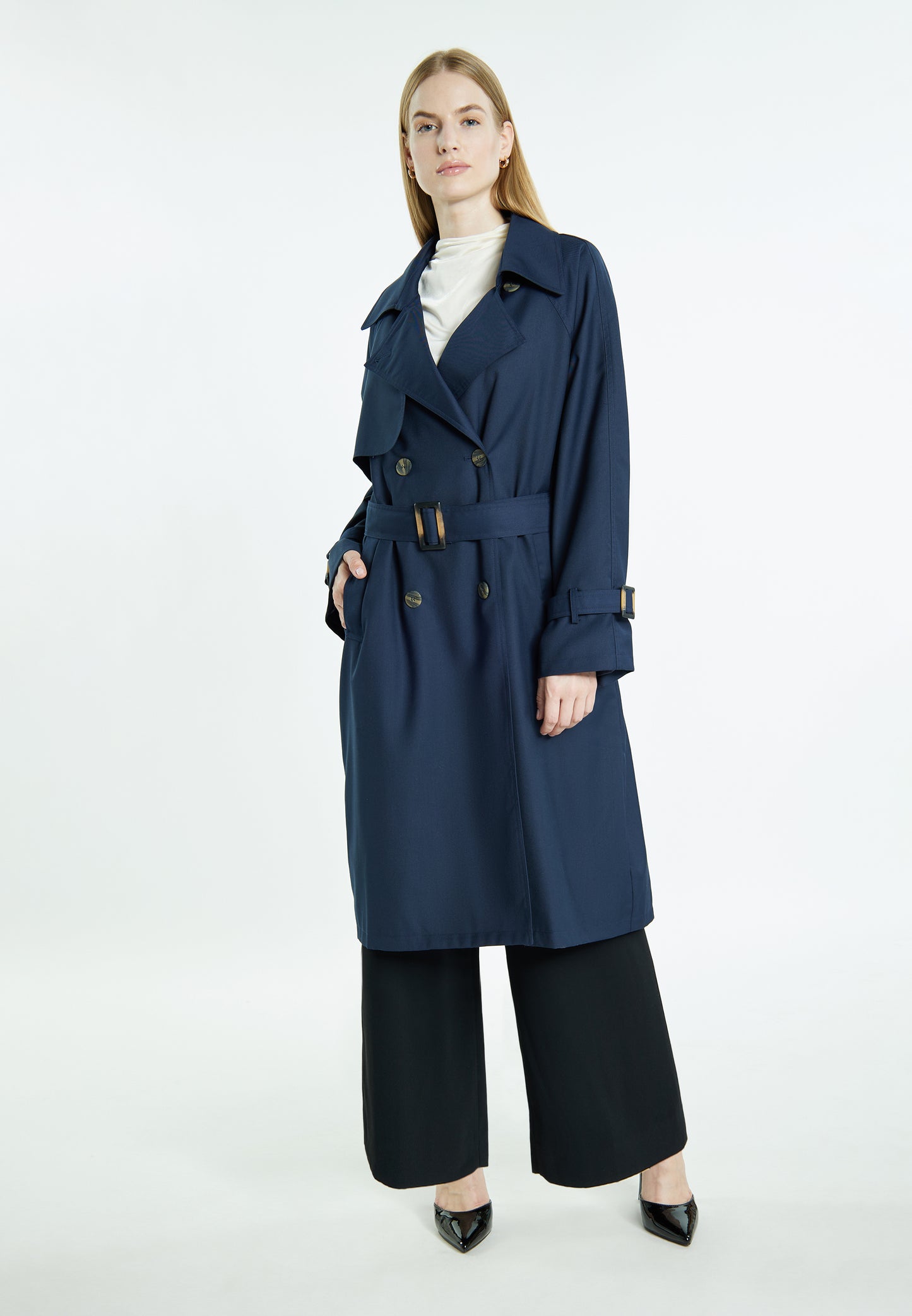 DreiMaster Klassik women's trench coat