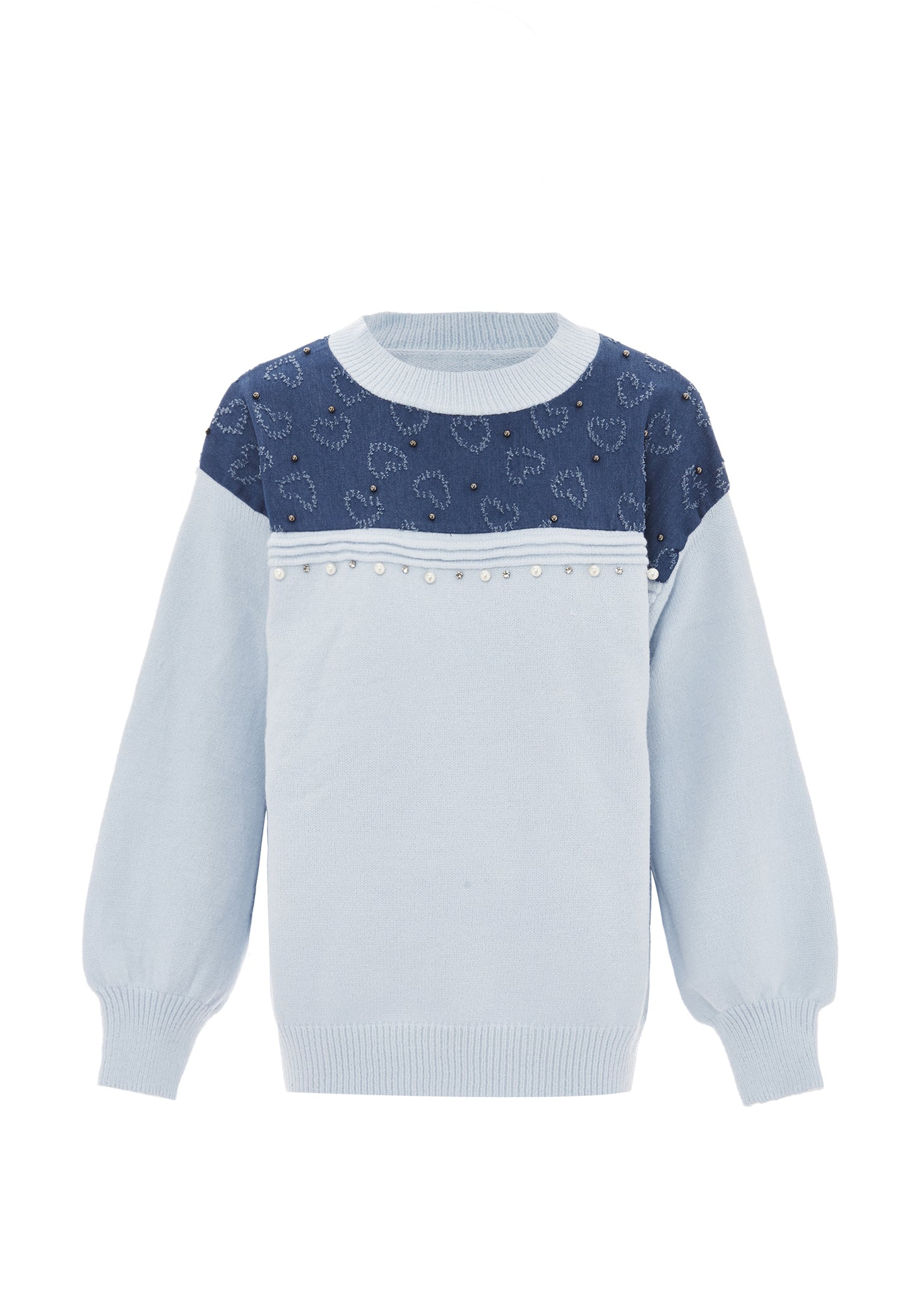 SANIKA damski sweter dzianinowy