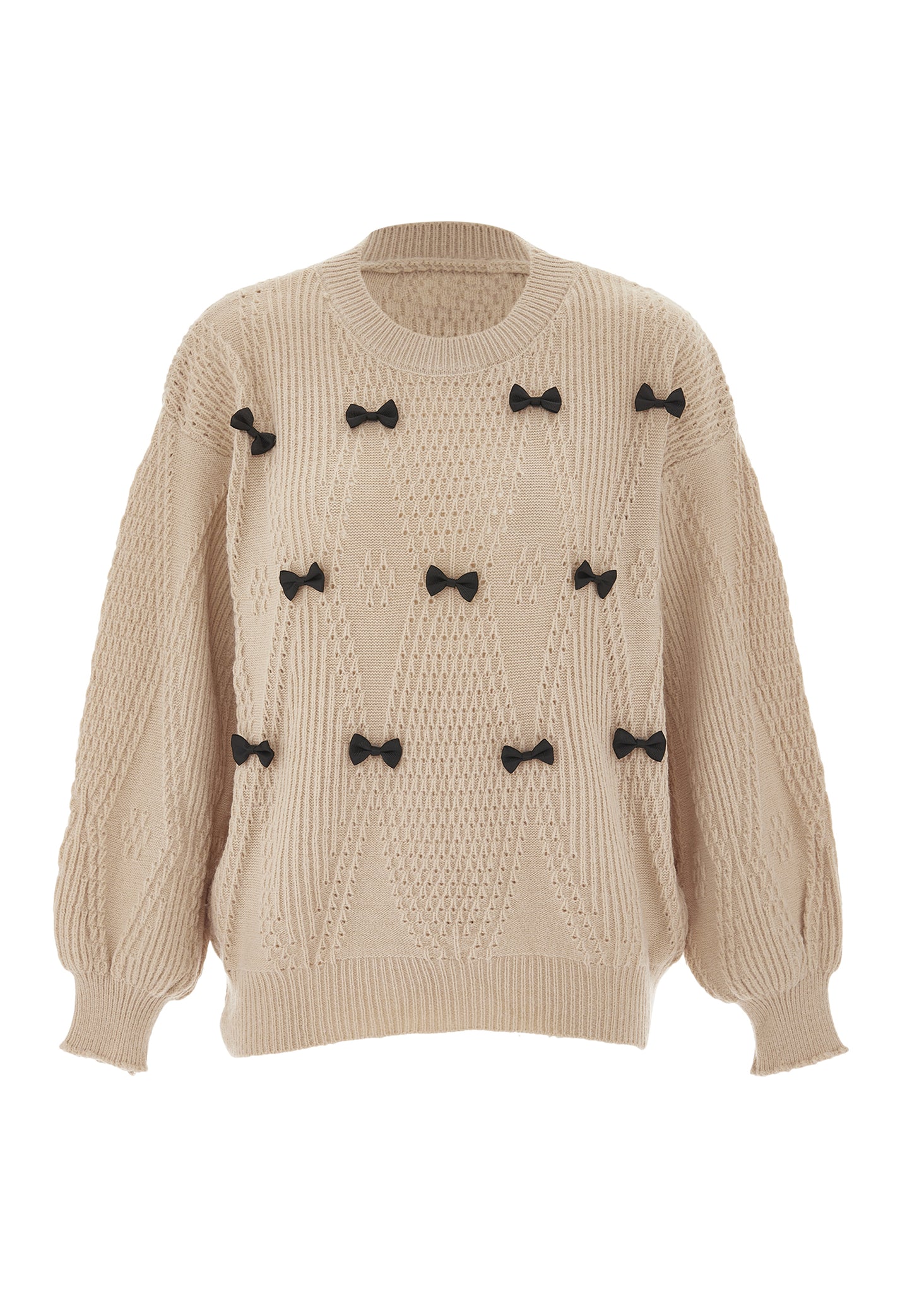 SWIRLY women's knitted sweater