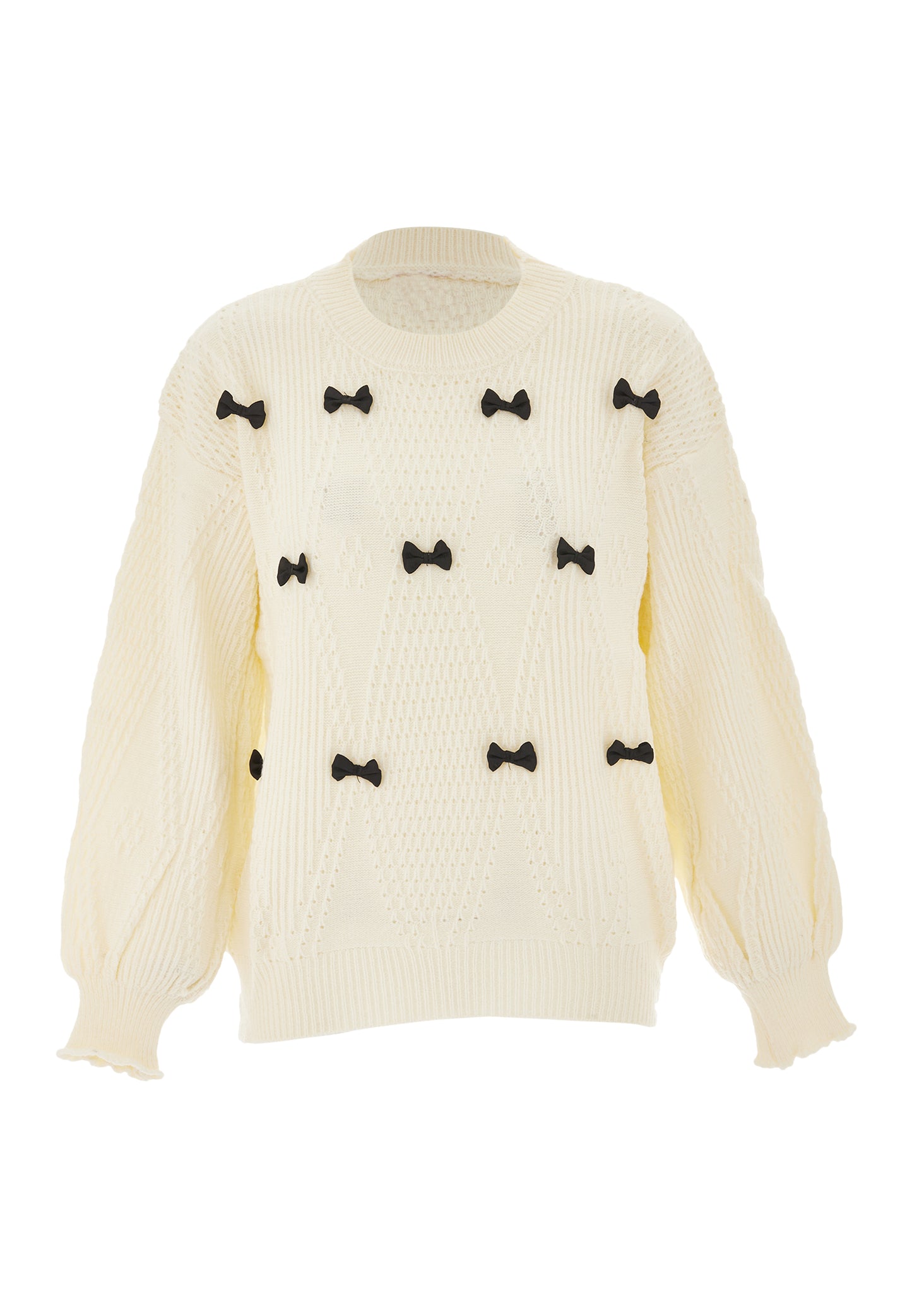 SWIRLY women's knitted sweater