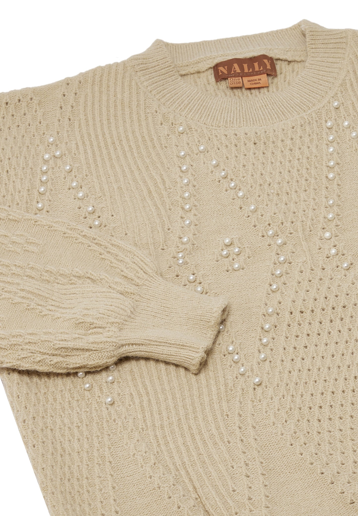 NALLY damski sweter dzianinowy