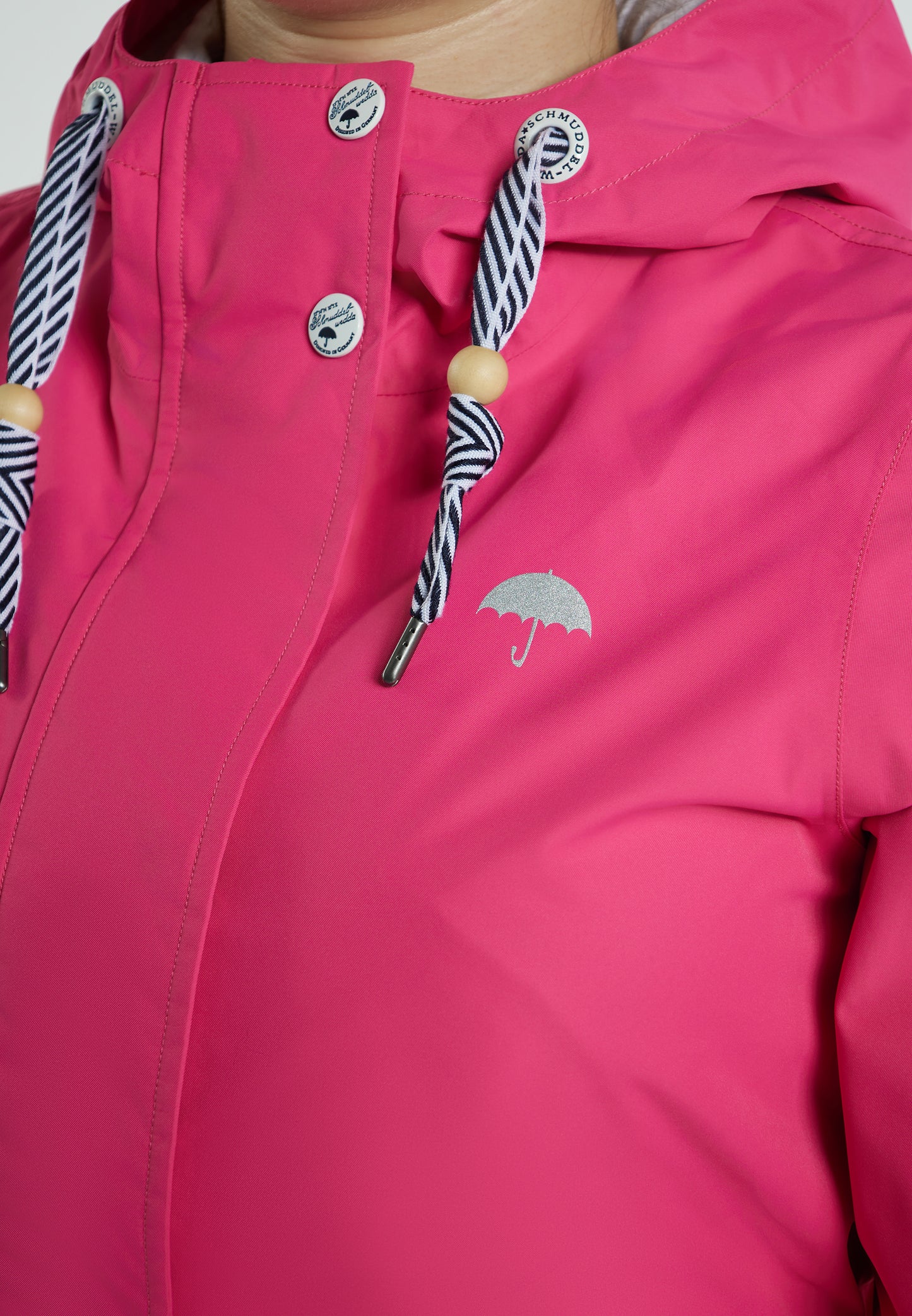 Schmuddelwedda women's rain jacket with magic print