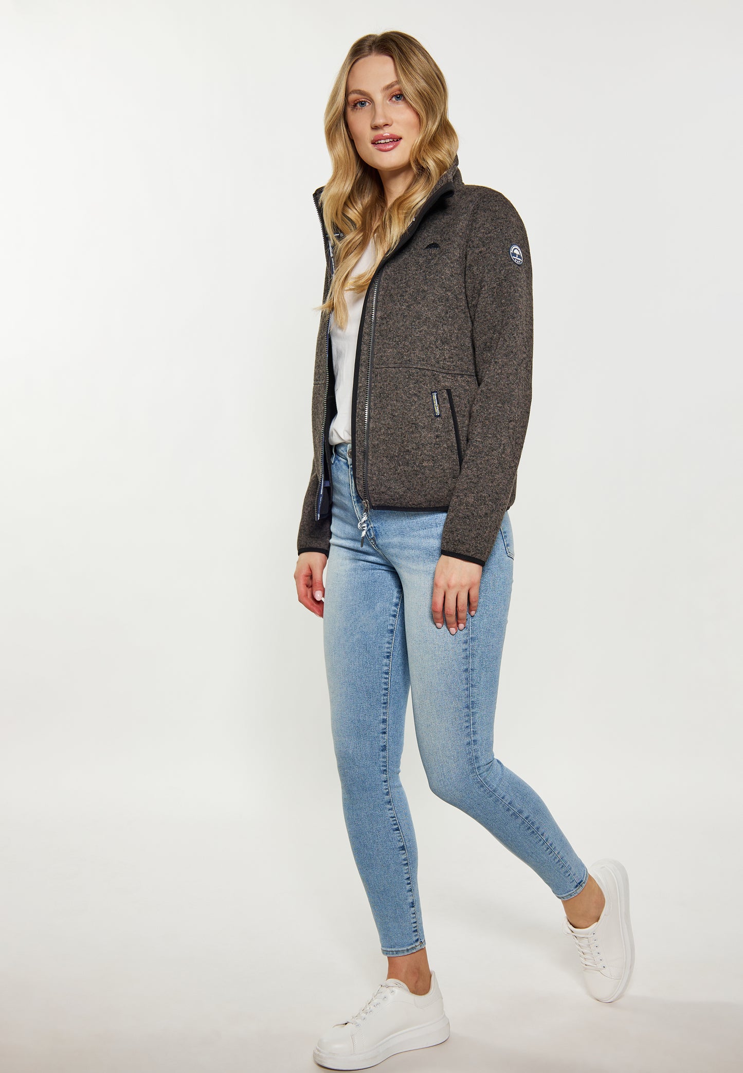 Schmuddelwedda women's knitted fleece jacket