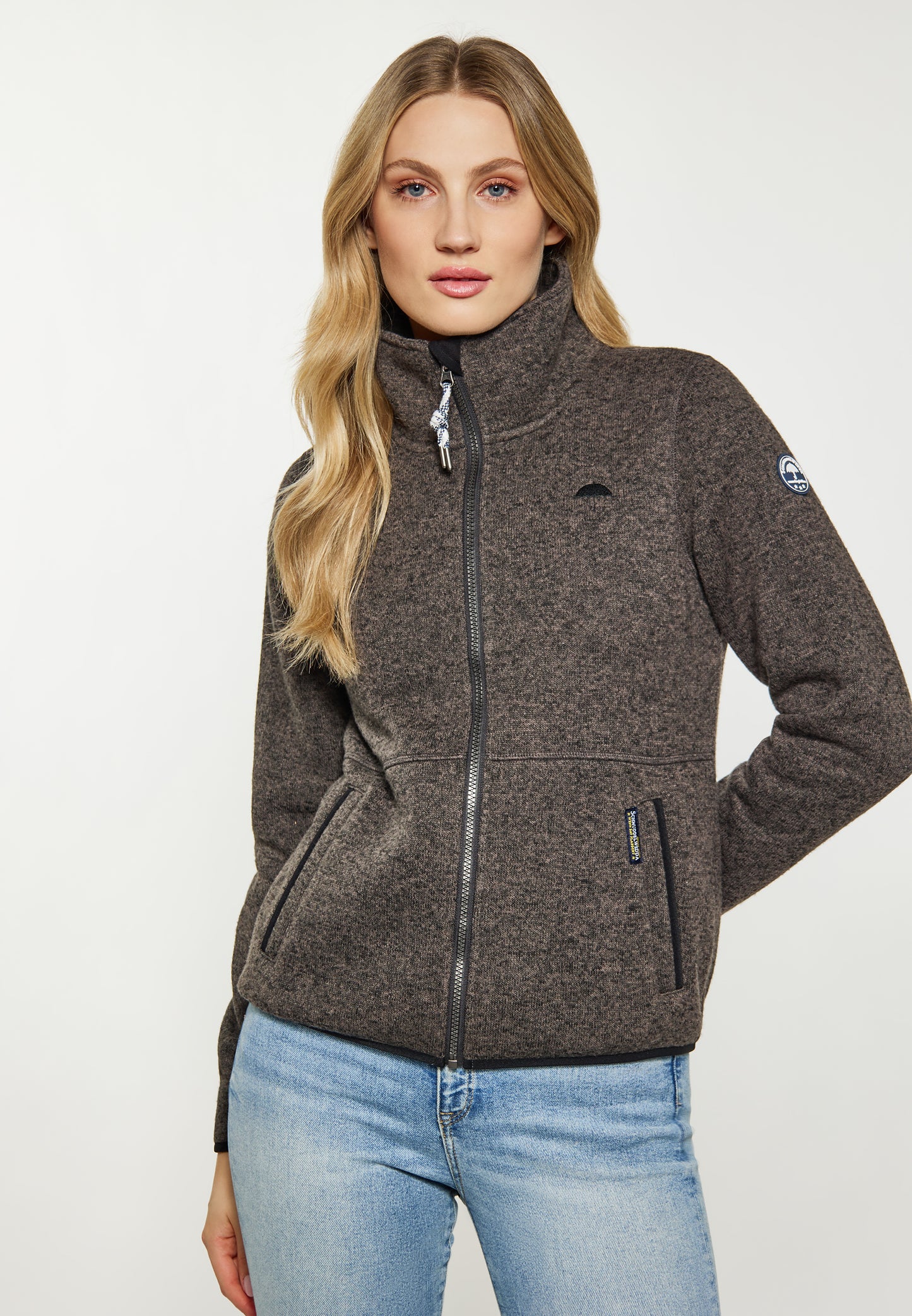 Schmuddelwedda women's knitted fleece jacket