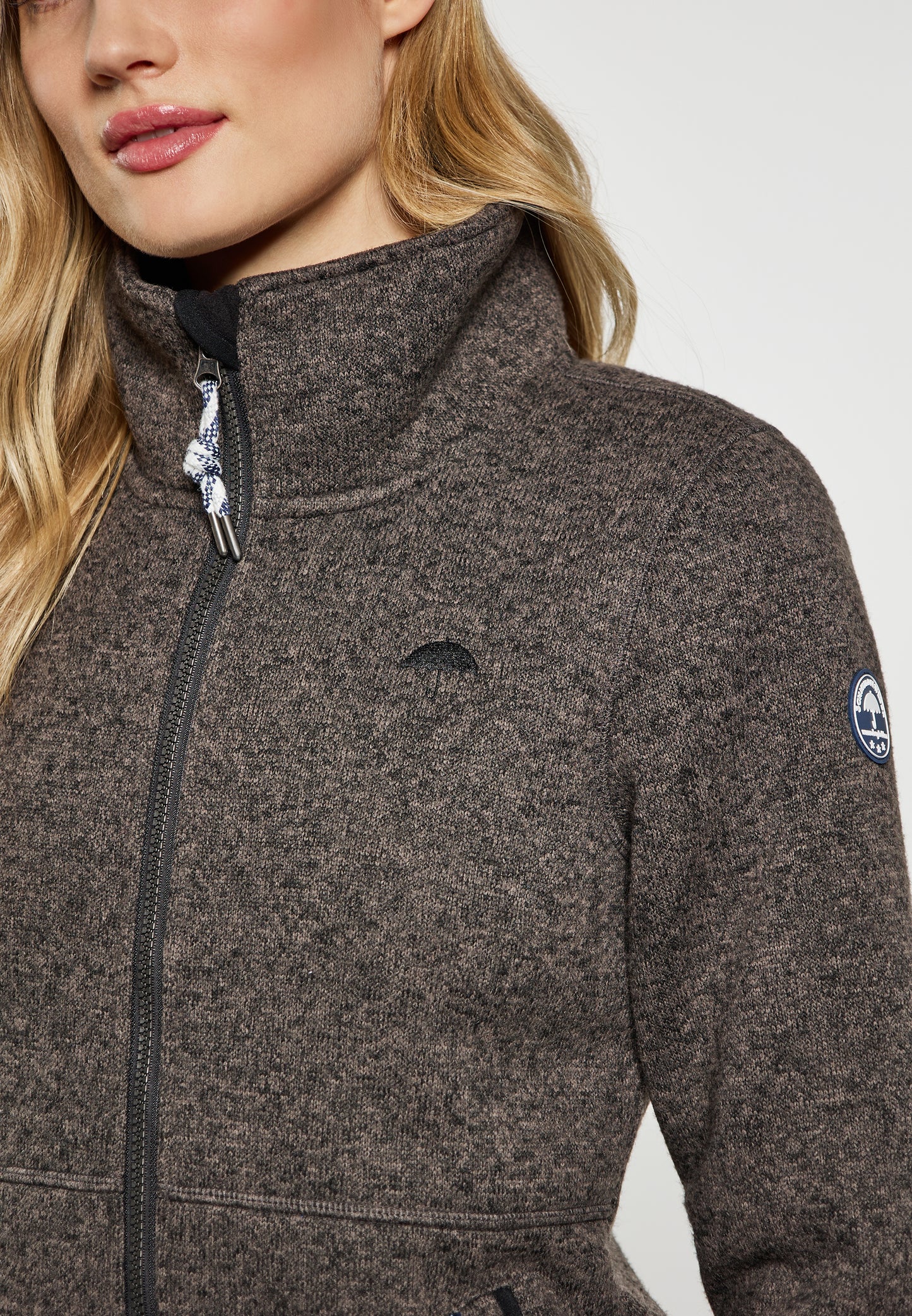 Schmuddelwedda women's knitted fleece jacket