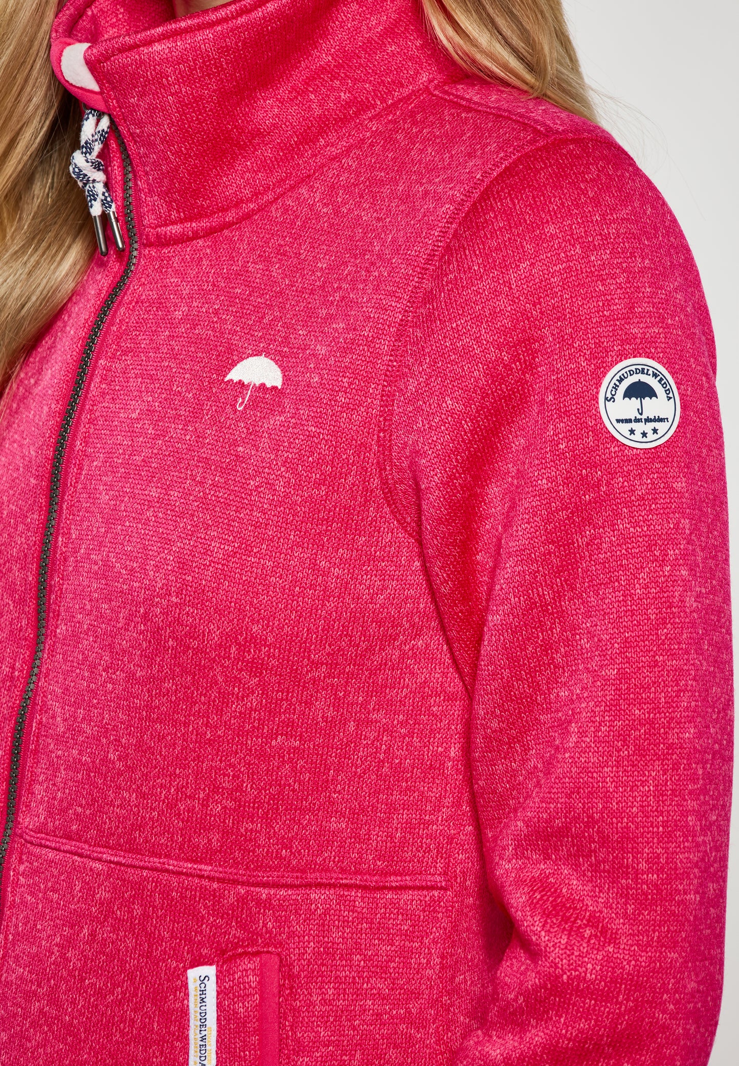 Schmuddelwedda women's knitted fleece jacket
