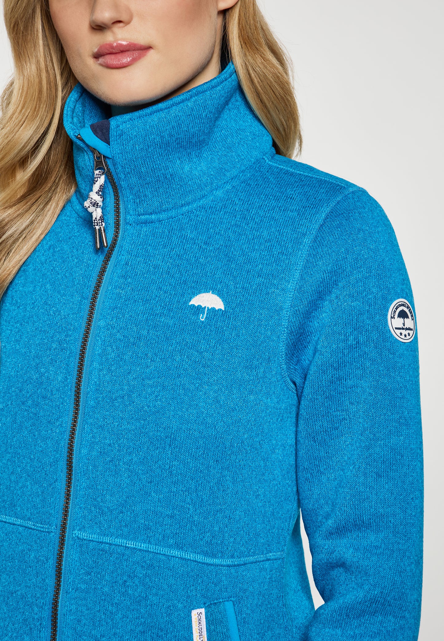 Schmuddelwedda women's knitted fleece jacket