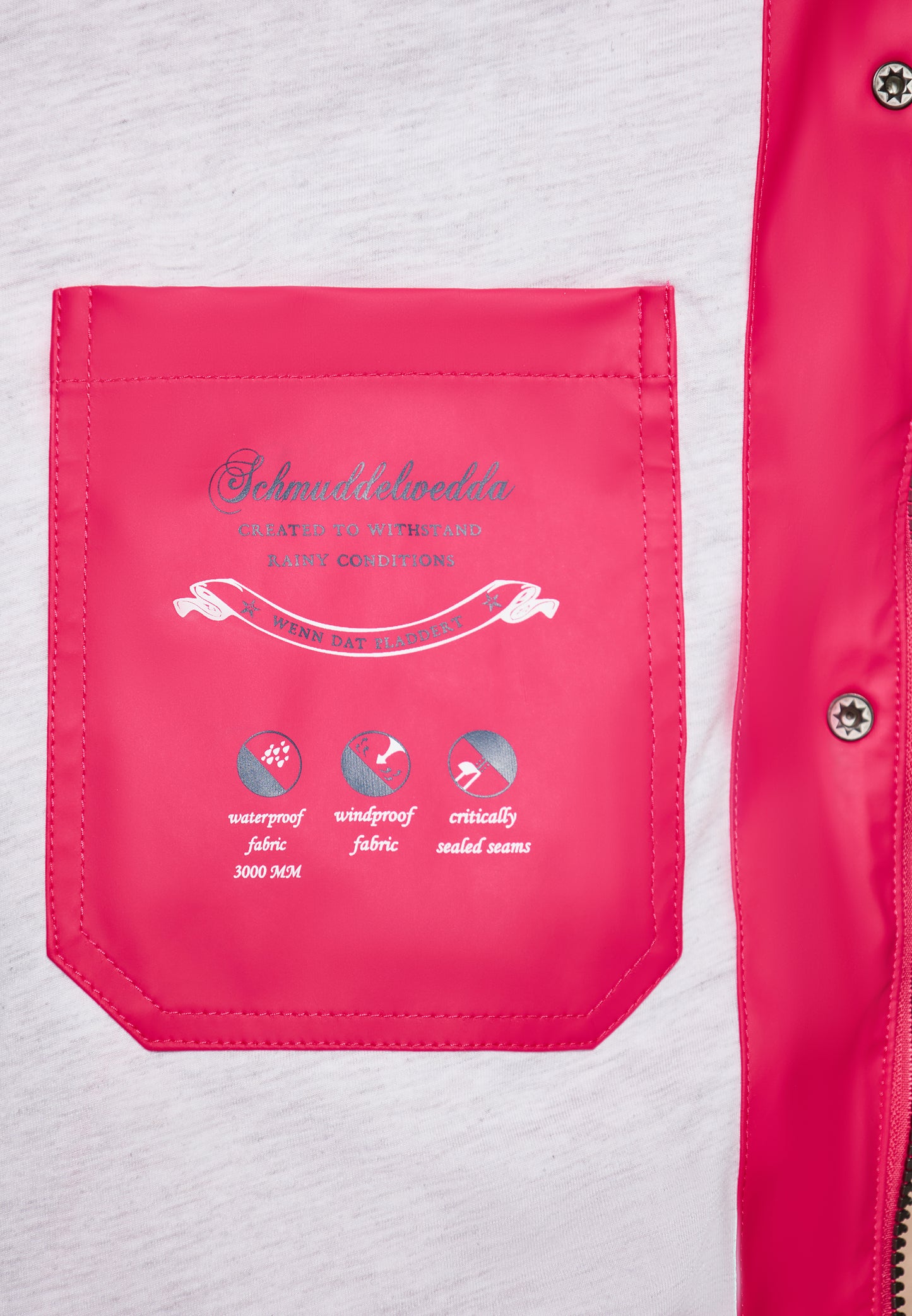 Schmuddelwedda women's rain coat
