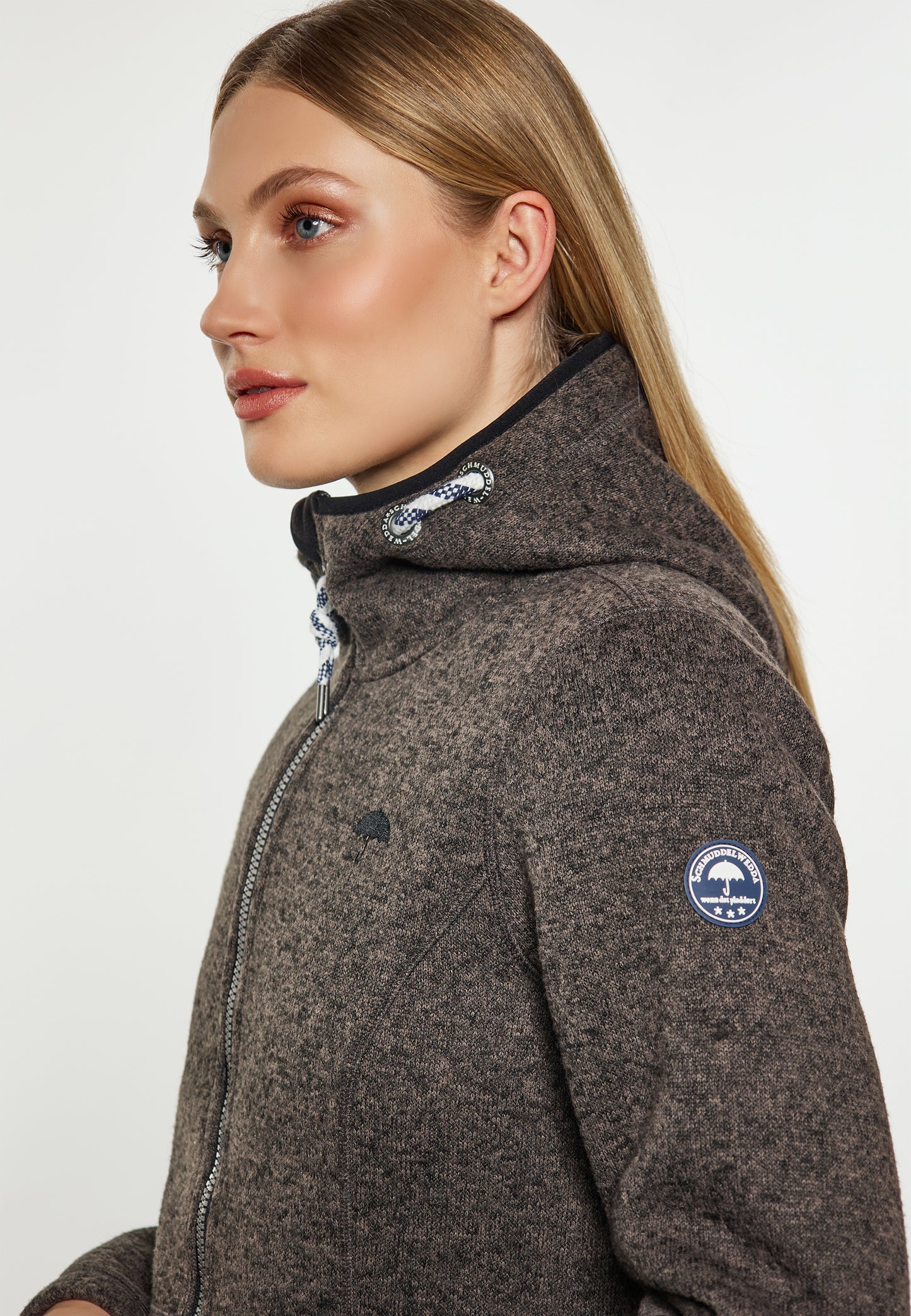 Schmuddelwedda women's knit fleece coat
