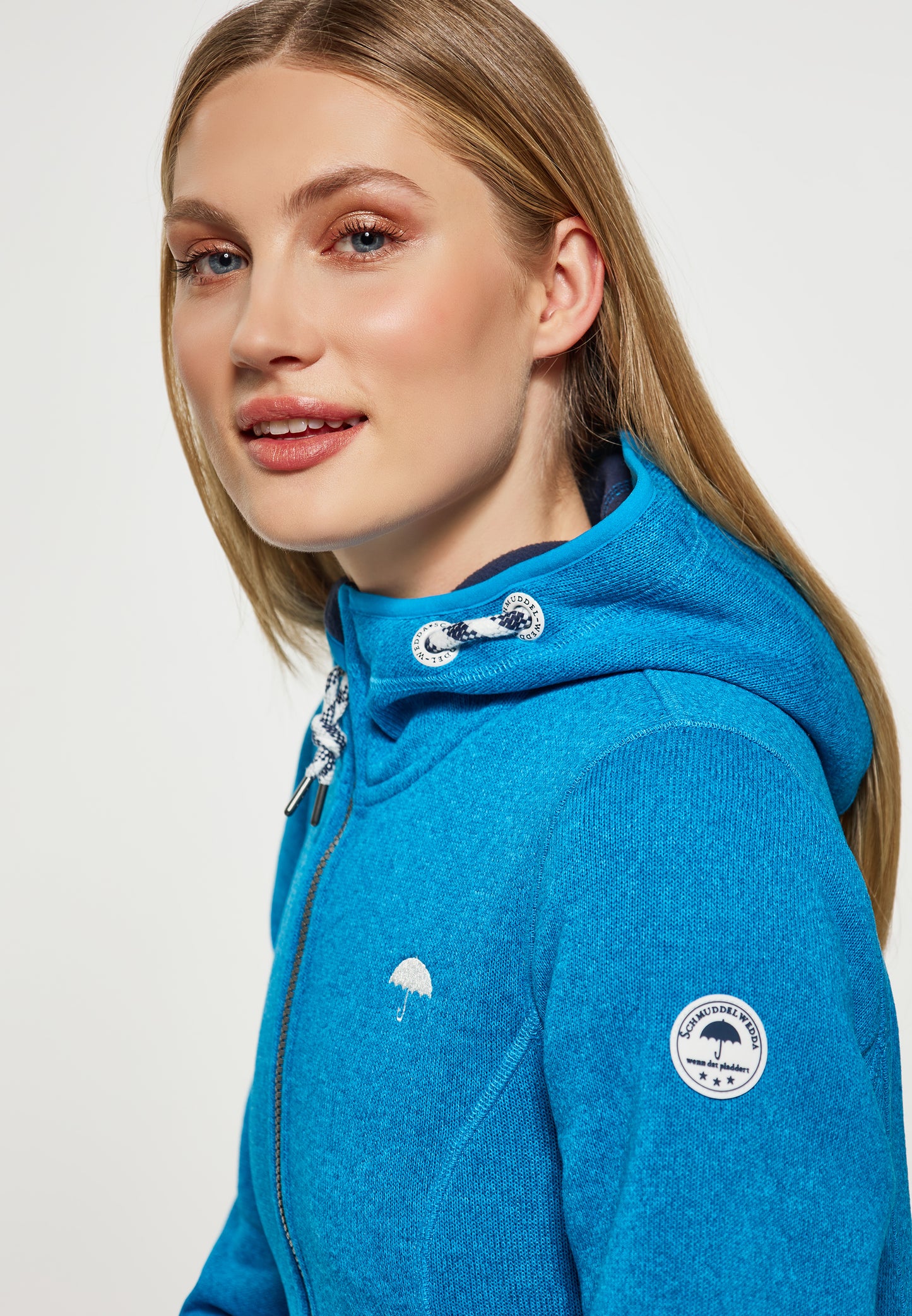 Schmuddelwedda women's knit fleece coat