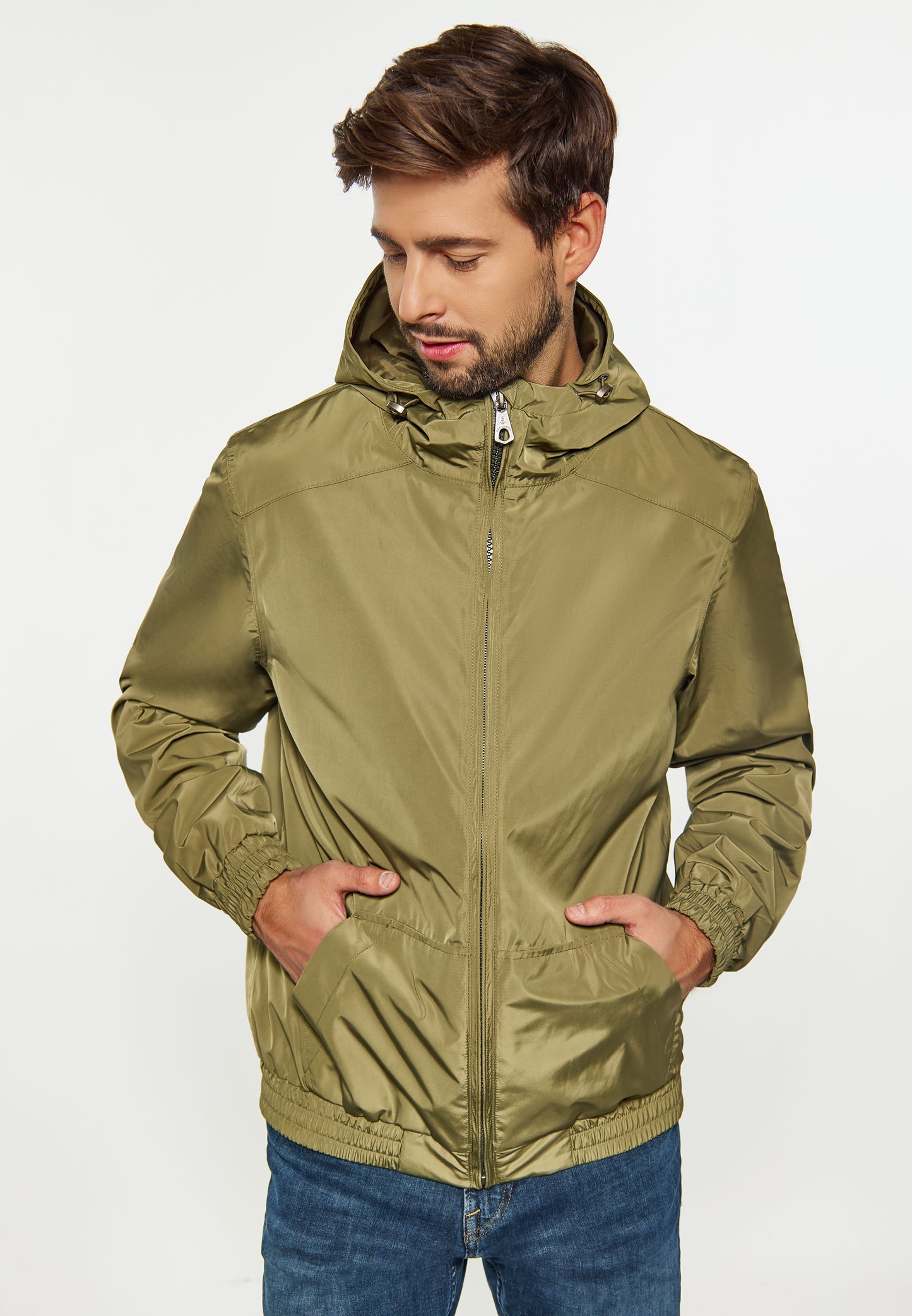 DreiMaster Maritim men's rain jacket made from recycled materials