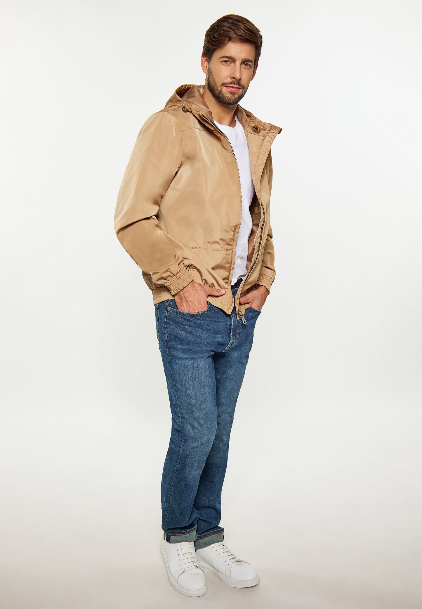 DreiMaster Maritim men's rain jacket made from recycled materials
