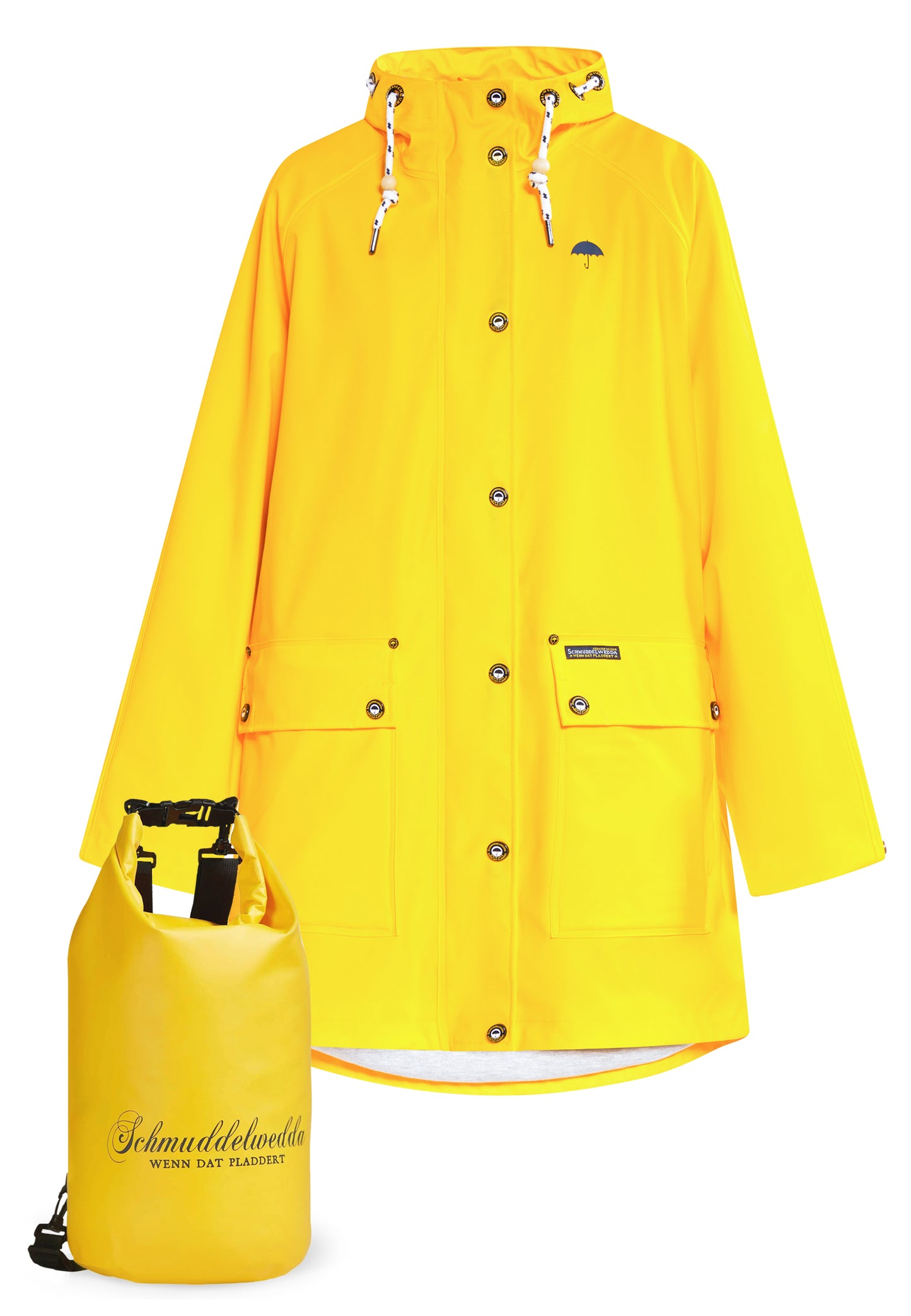 Schmuddelwedda women's coat + daypack set