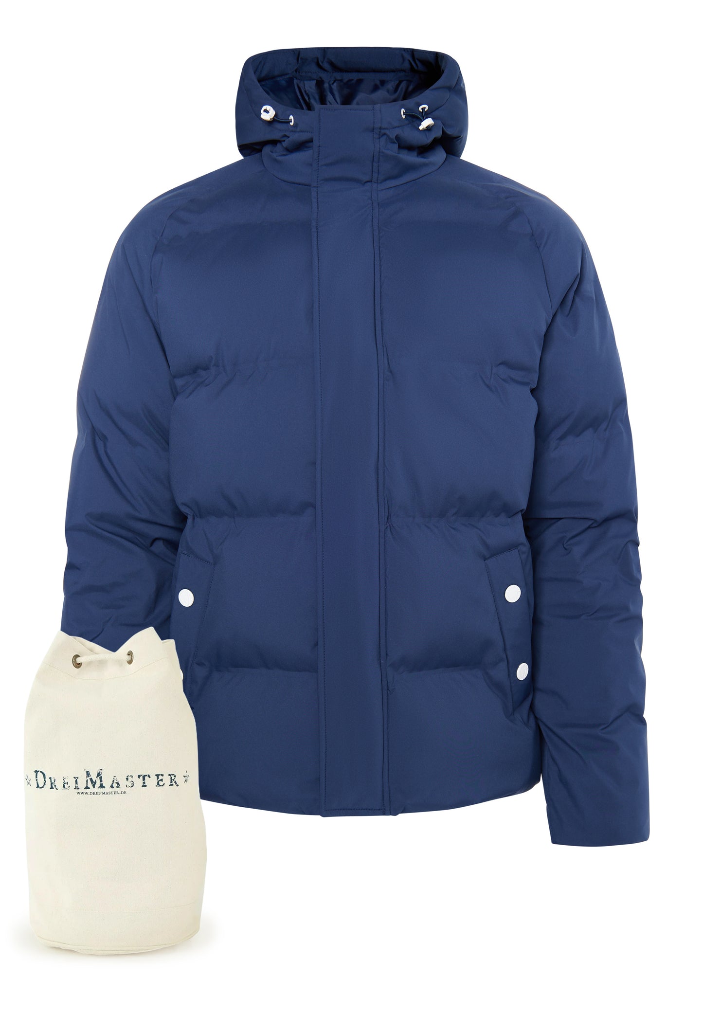 DreiMaster Maritim men's anorak + shopping bag set