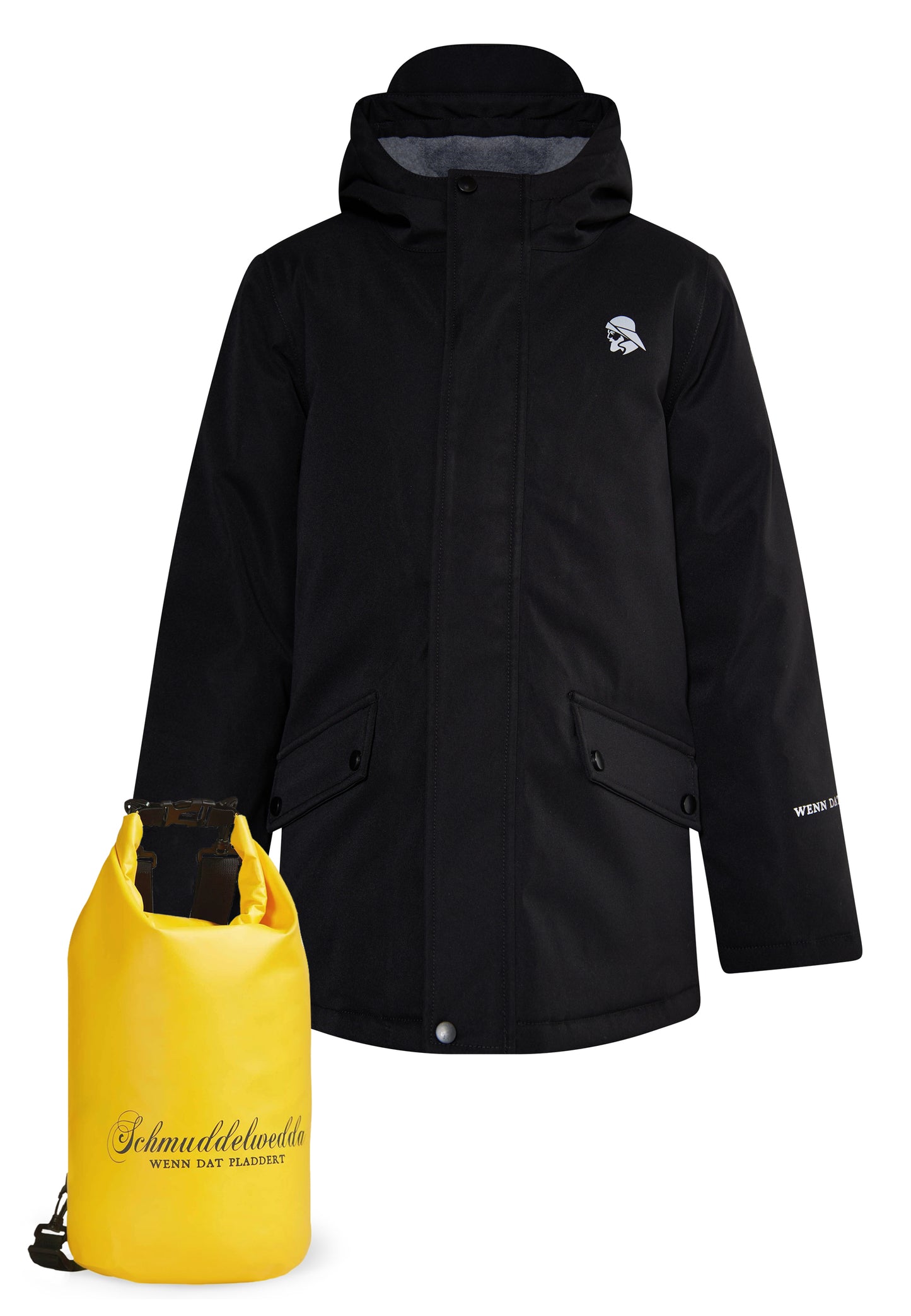 Schmuddelwedda men's anorak + daypack set