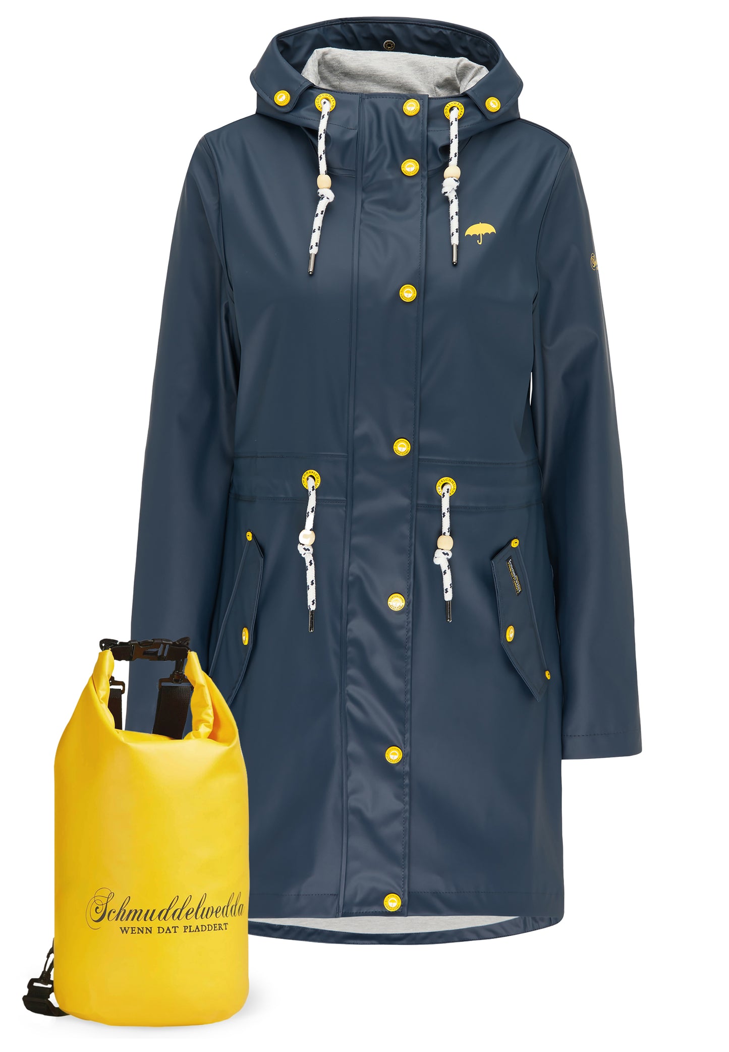 Schmuddelwedda women's parka + daypack set