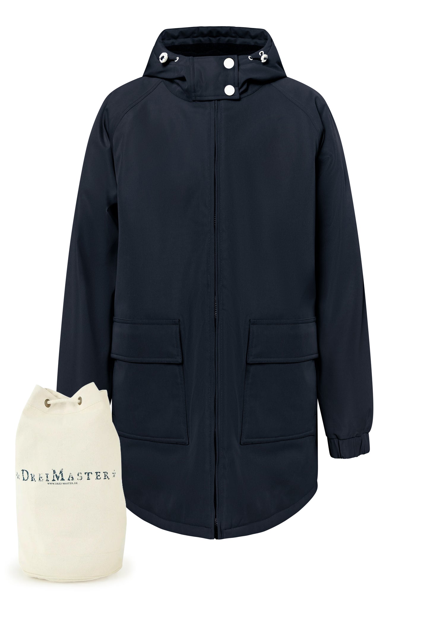 DreiMaster Maritim women's anorak + shopping bag set
