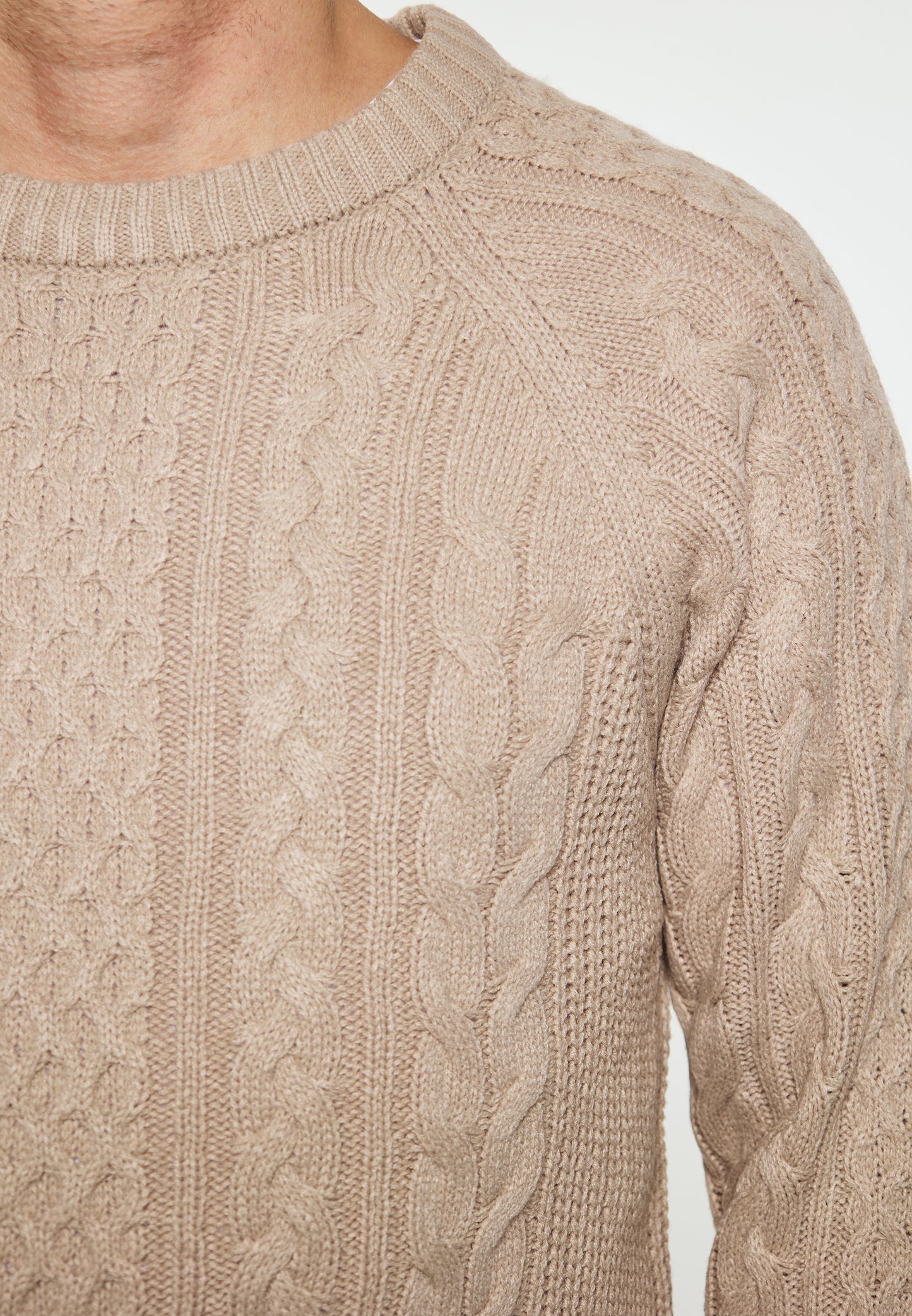 Mo men's knit sweater