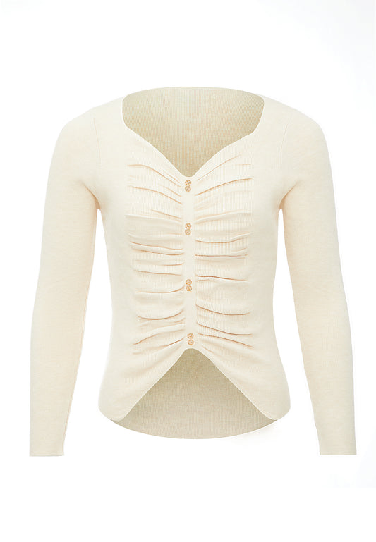 leo selection damski sweter z dzianiny