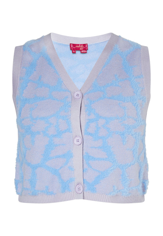 SWIRLY damska kamizelka swetrowa