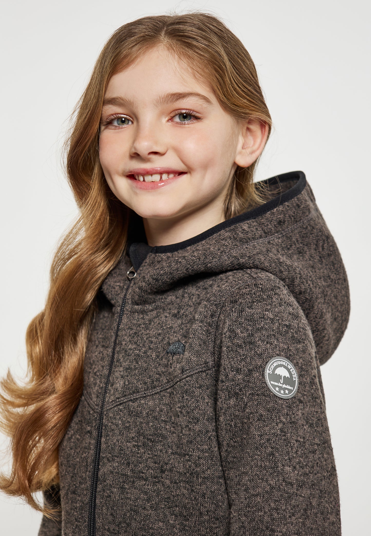 Schmuddelwedda girl's knitted fleece blouson