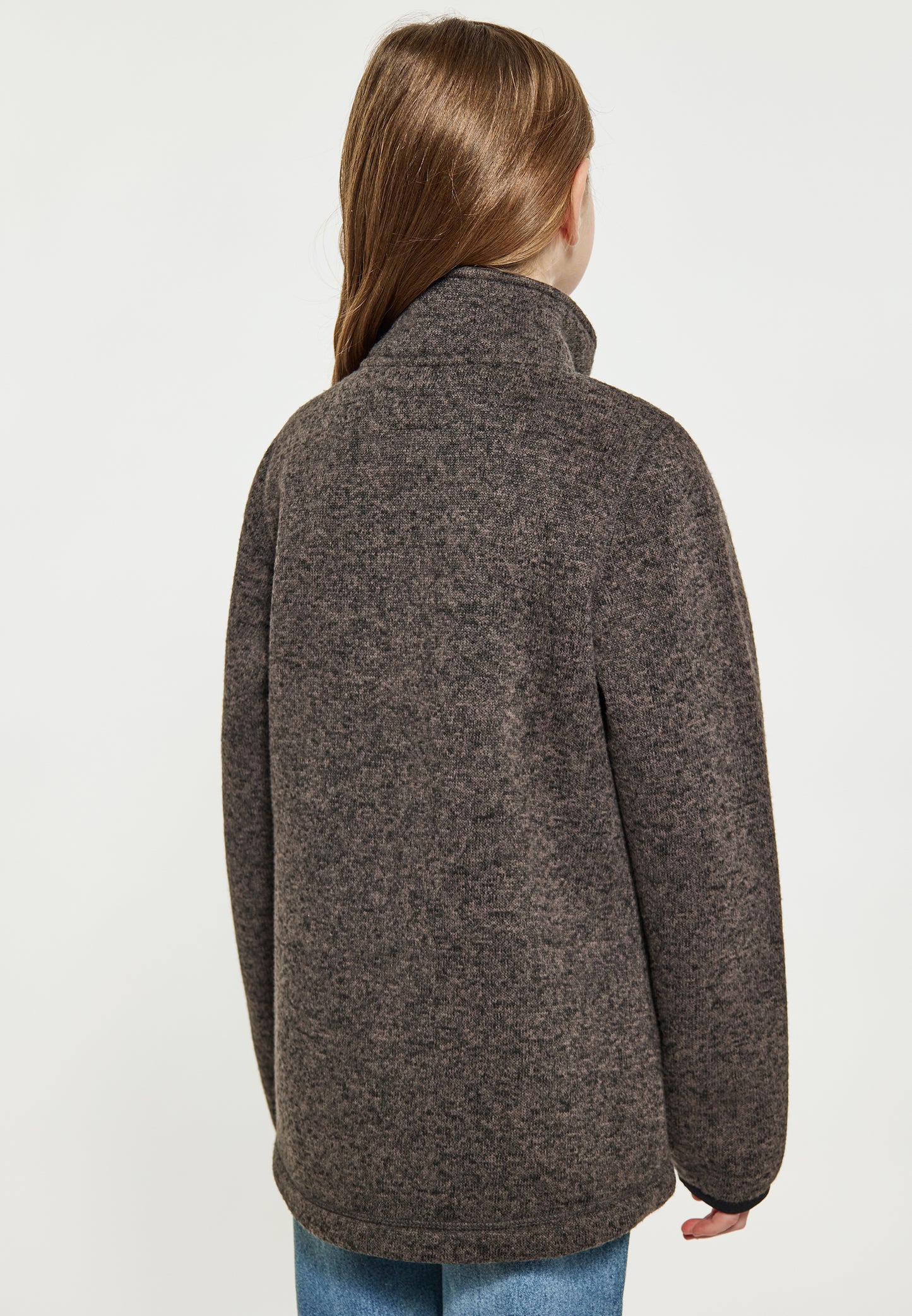 Schmuddelwedda girl's knitted fleece jacket