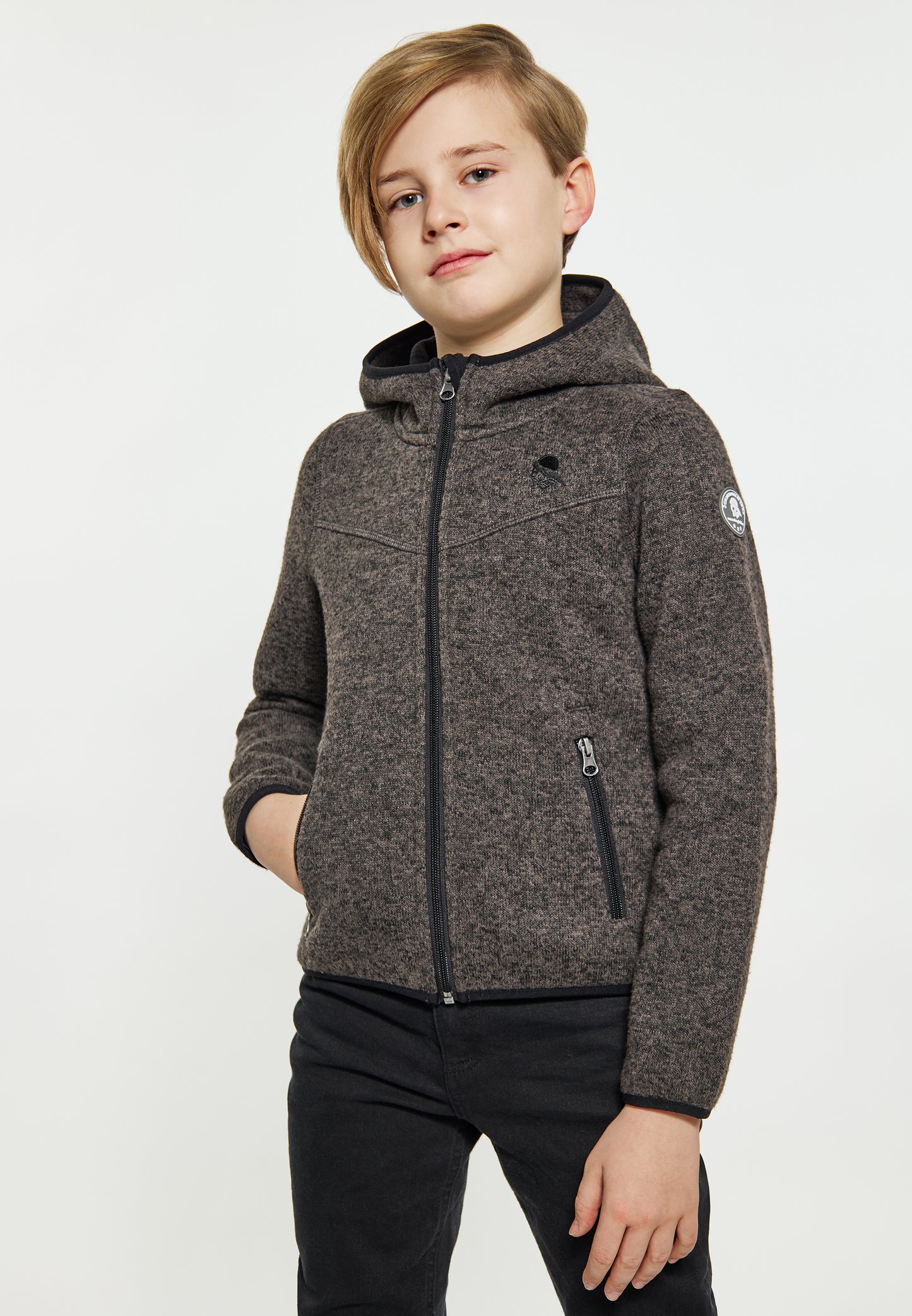 Schmuddelwedda men's knitted fleece blouson jacket