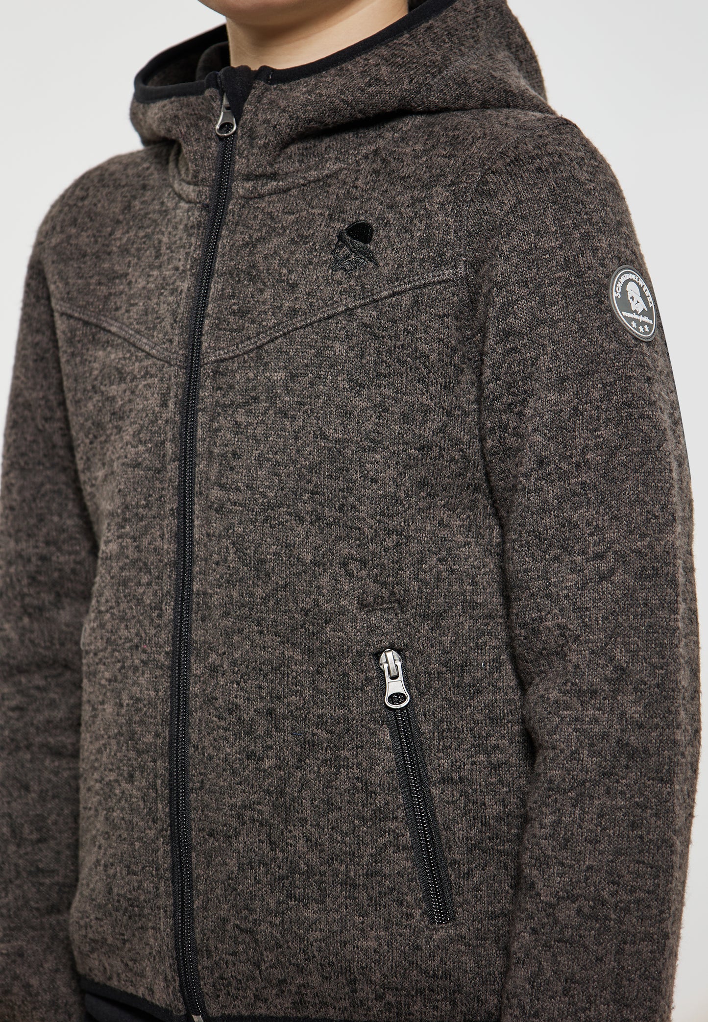 Schmuddelwedda men's knitted fleece blouson jacket