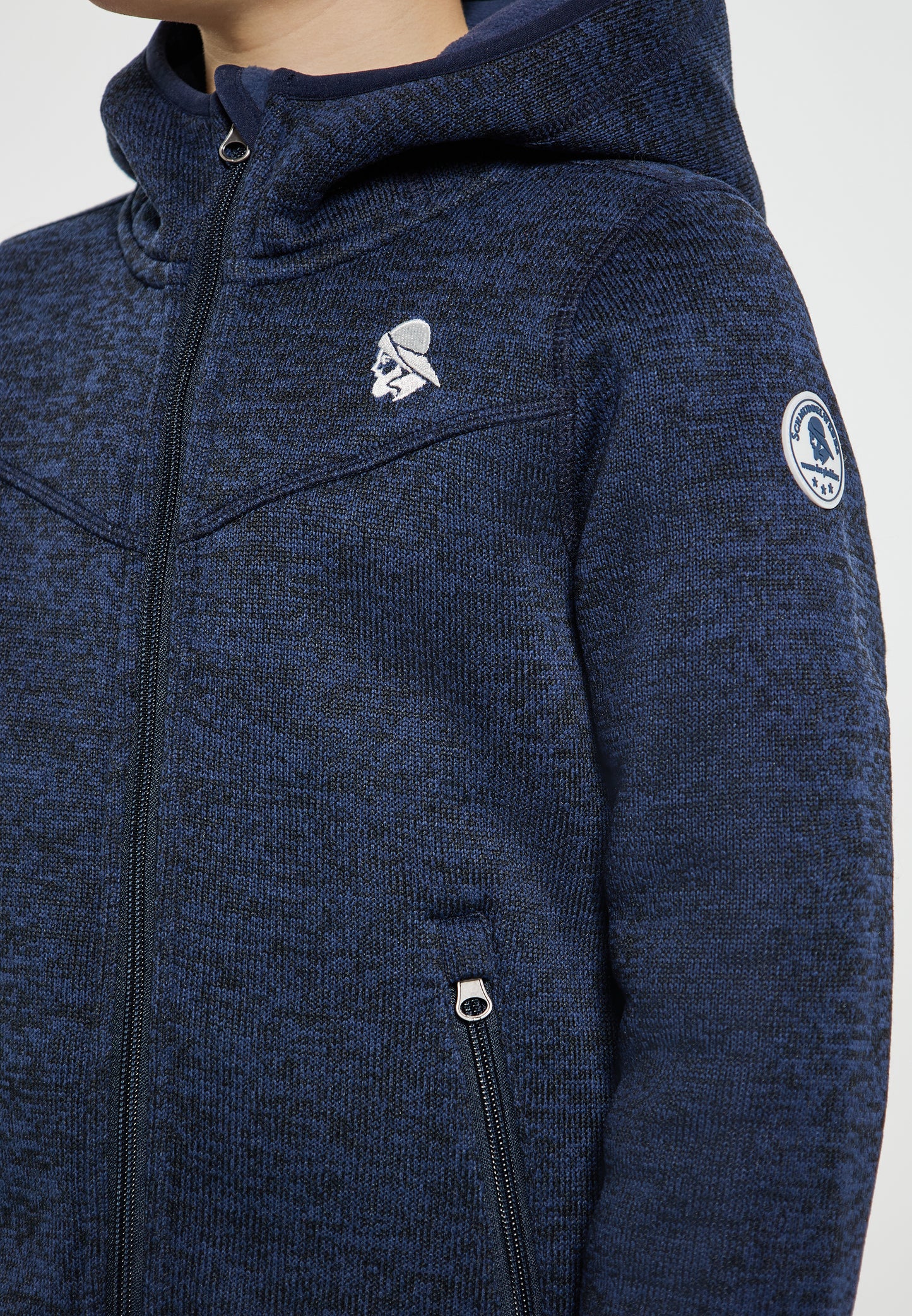 Schmuddelwedda men's knitted fleece blouson jacket