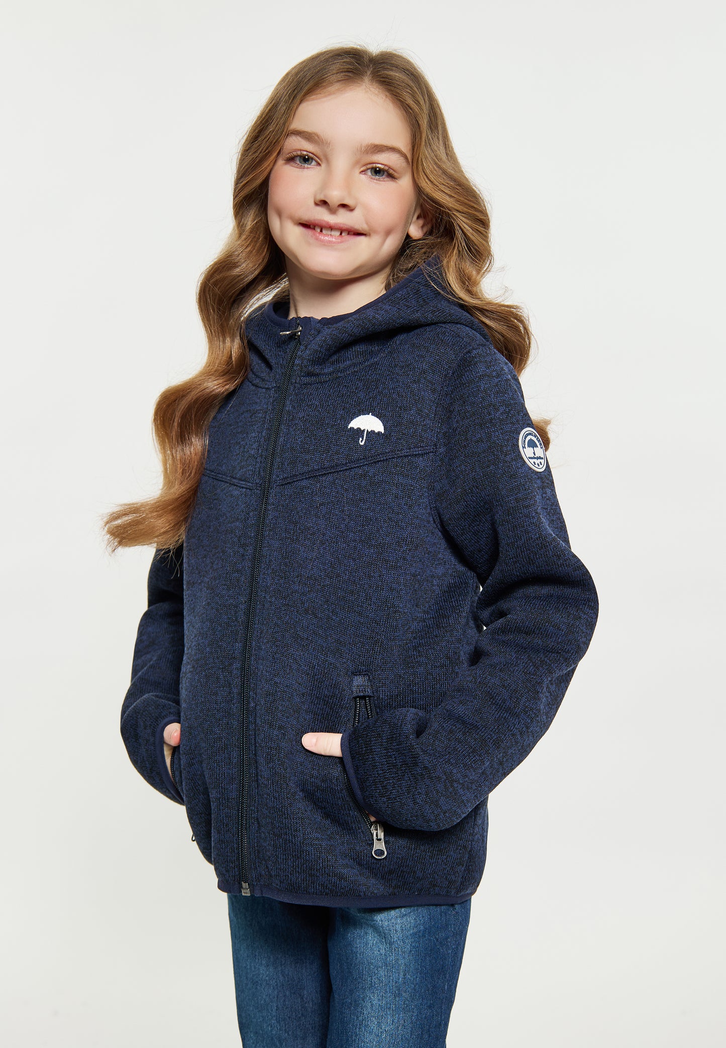Schmuddelwedda girl's knitted fleece blouson