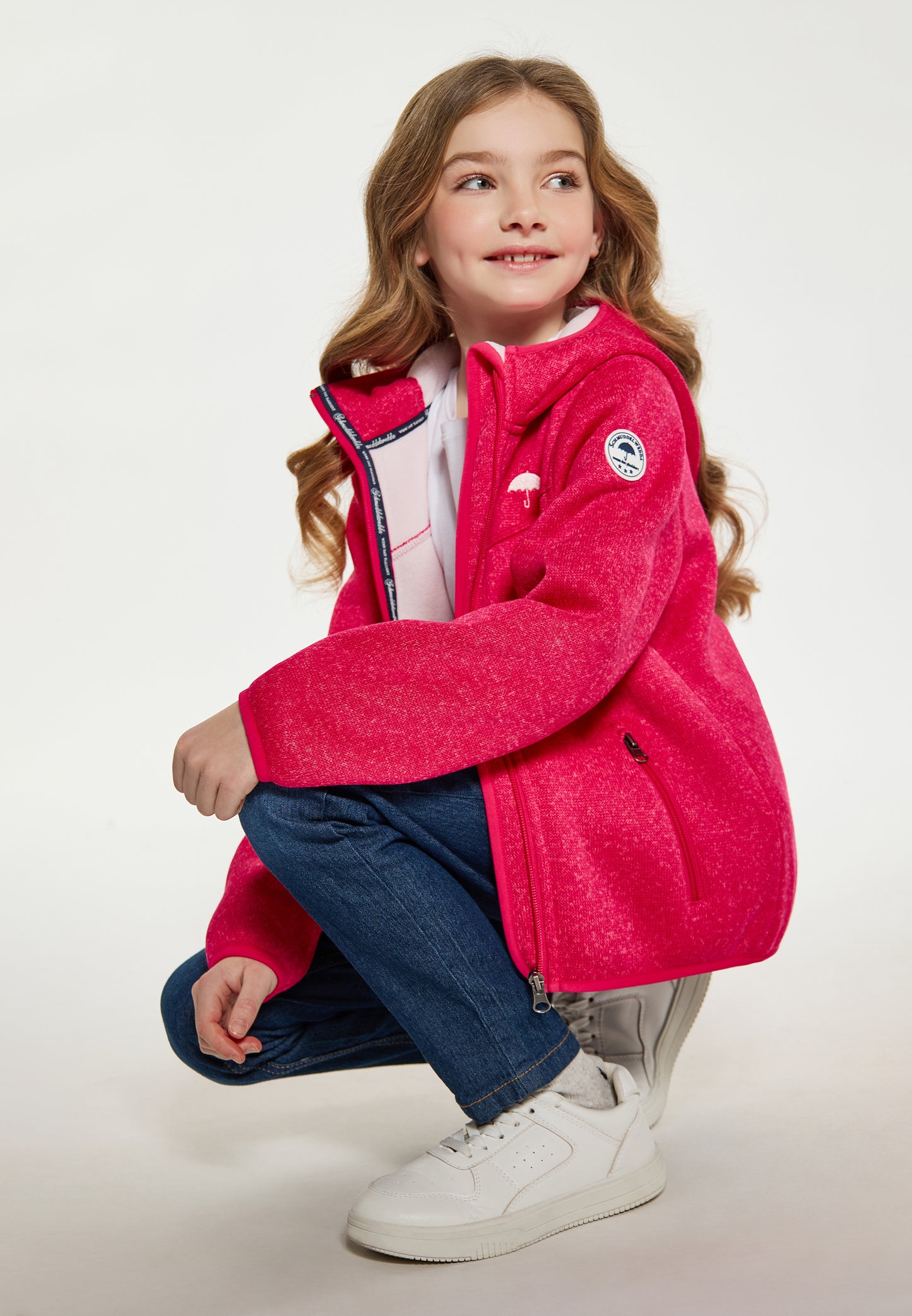 Schmuddelwedda girl's knitted fleece blouson