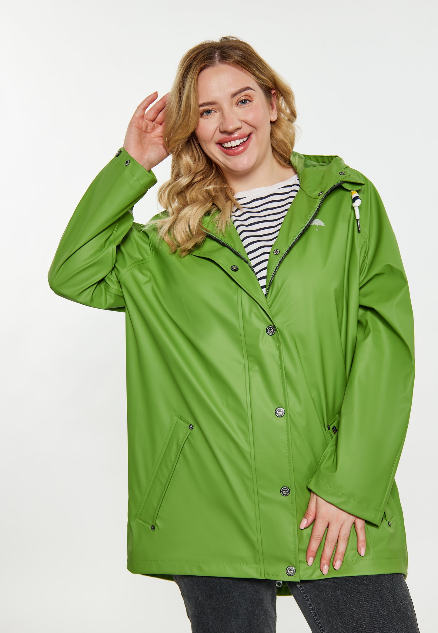 Schmuddelwedda women's curvy rain coat
