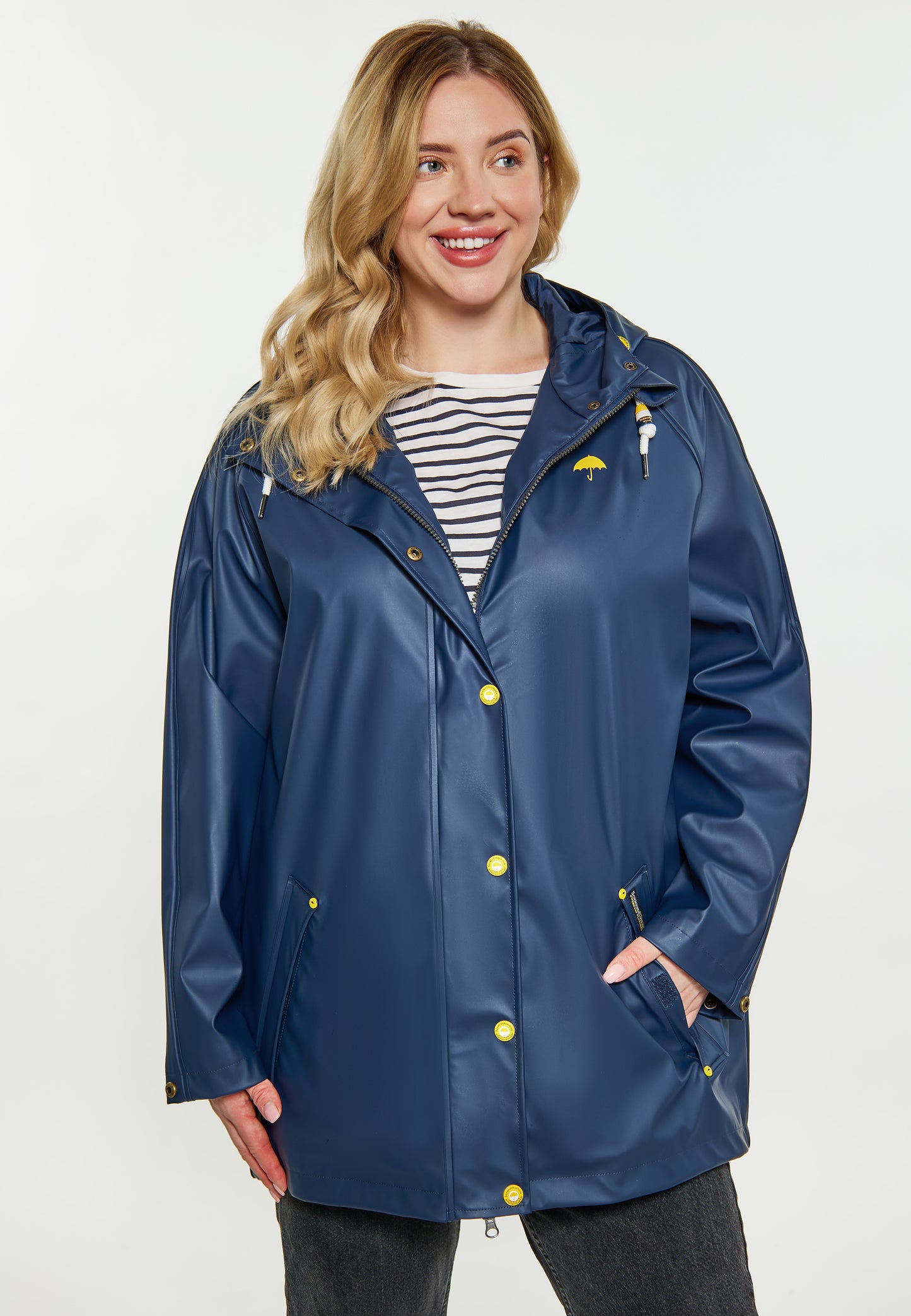 Schmuddelwedda women's curvy rain coat
