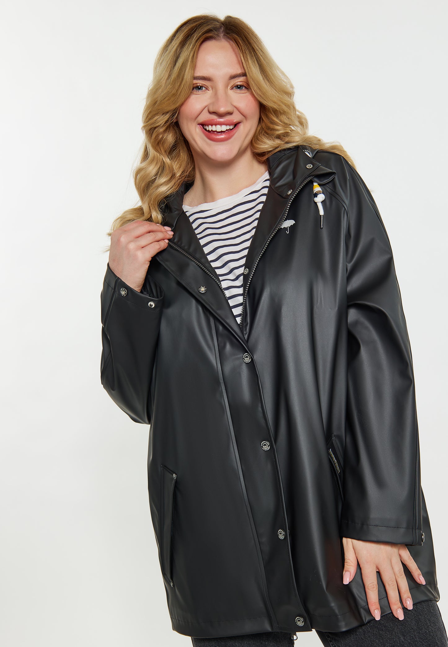 Schmuddelwedda women's curvy rain coat