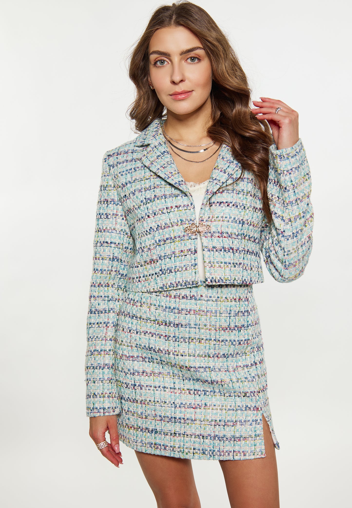 faina women's short blazer