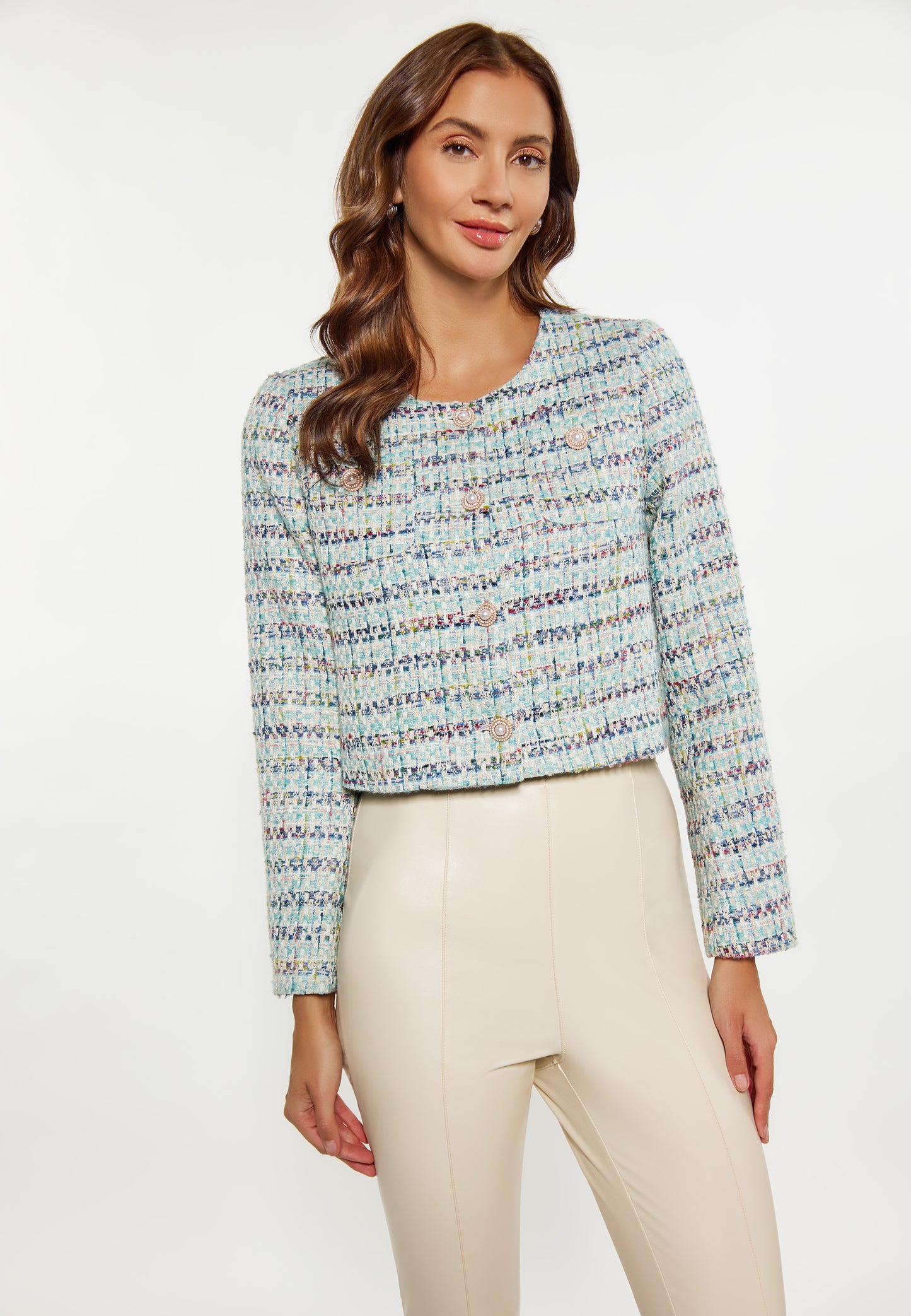 faina women's short blazer