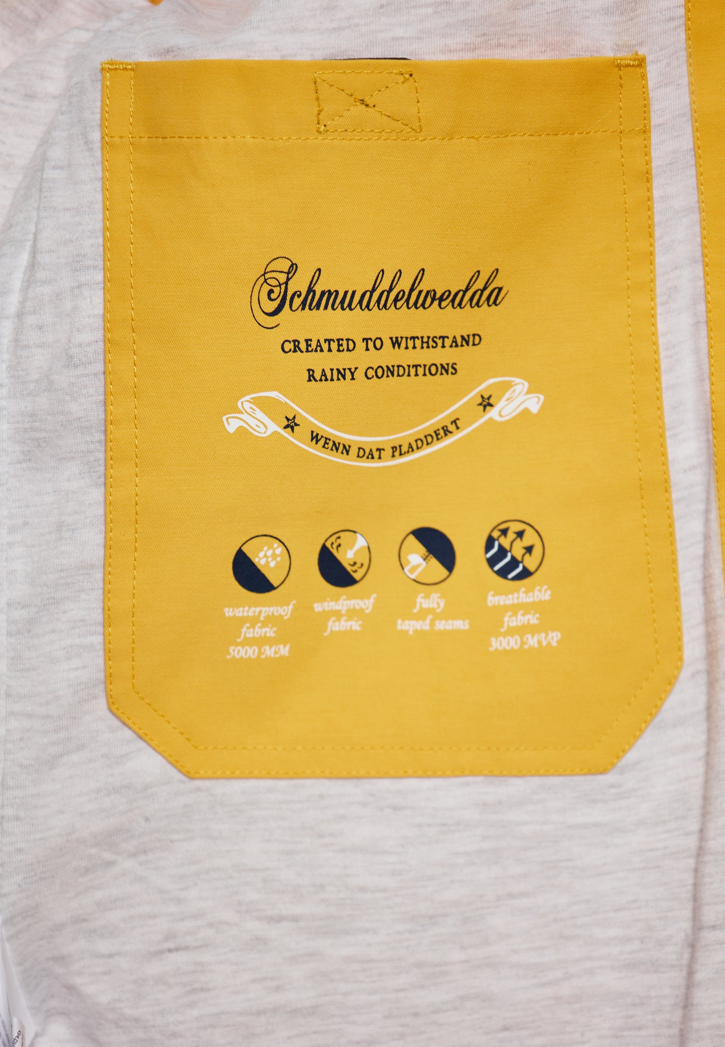 Schmuddelwedda women's rain parka