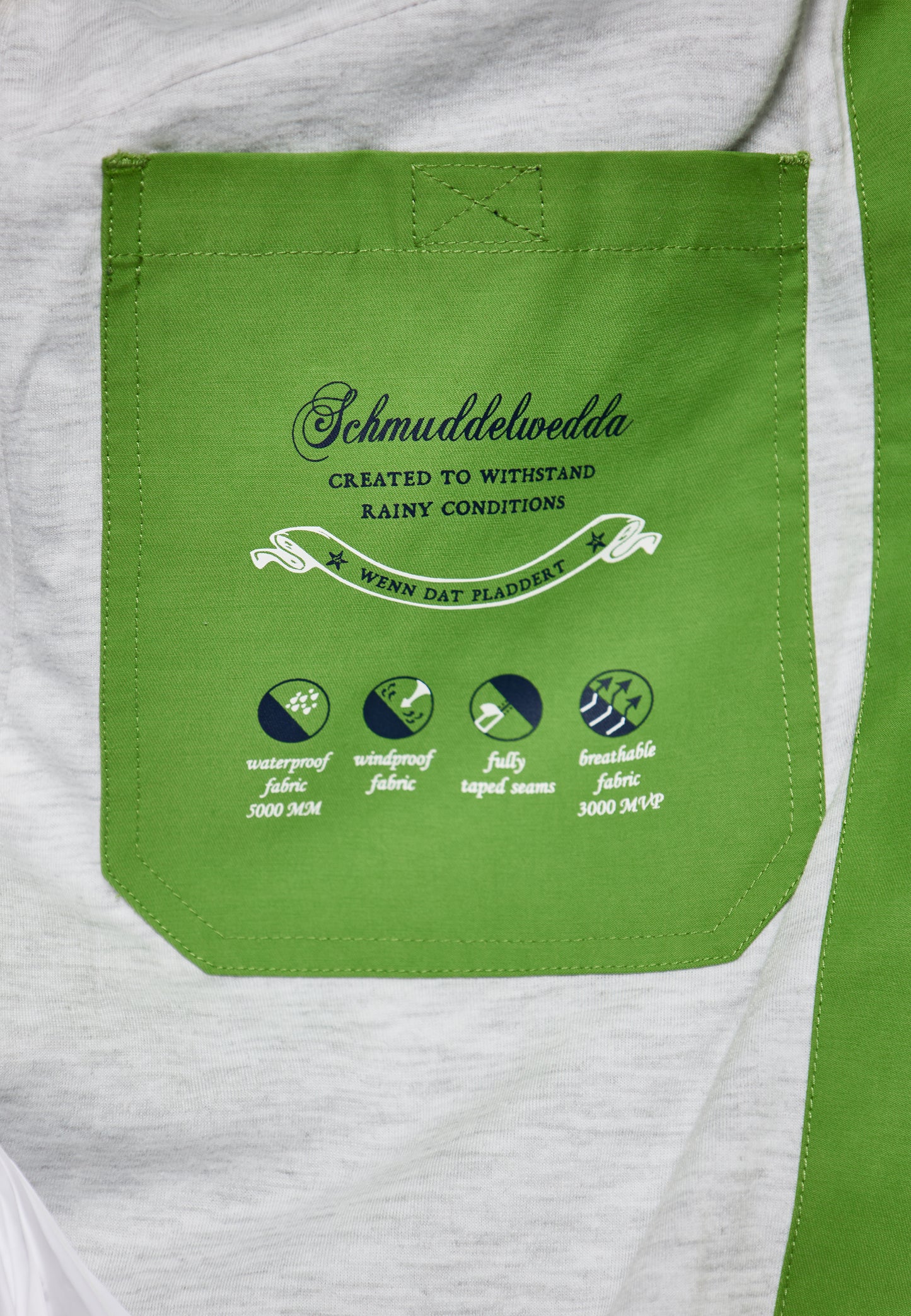 Schmuddelwedda women's rain parka