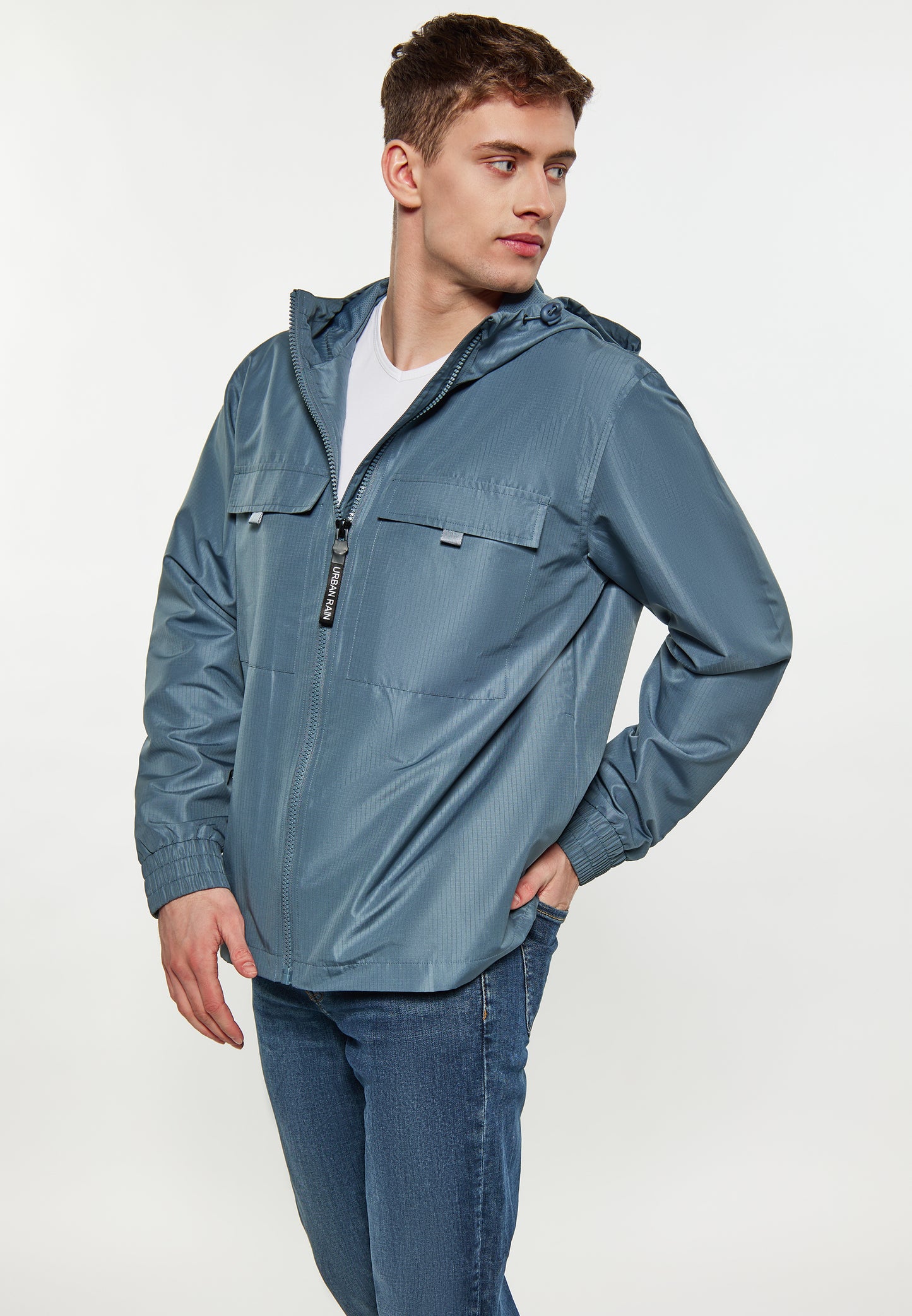 urban rain by Schmuddelwedda men's anorak