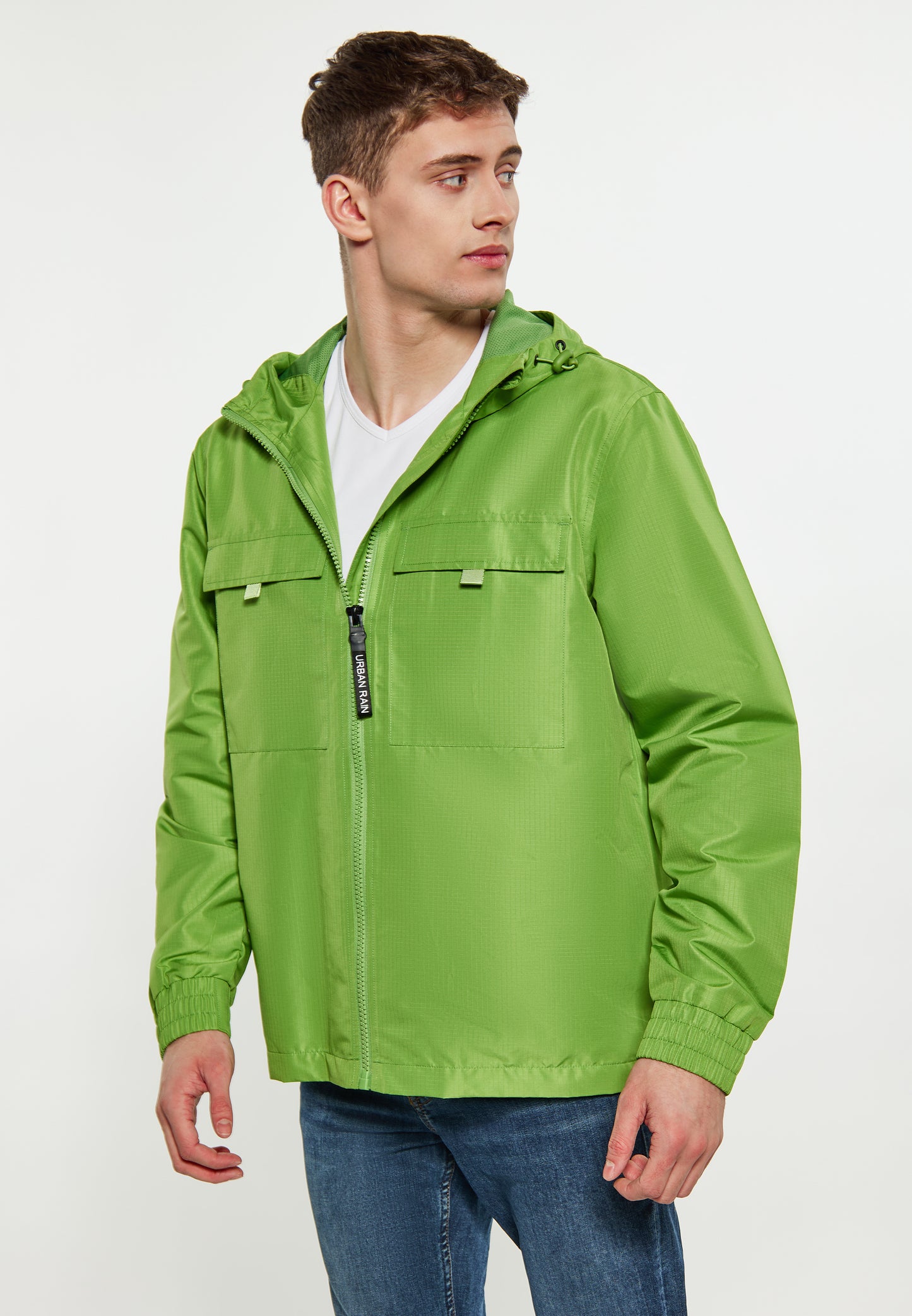 urban rain by Schmuddelwedda men's anorak