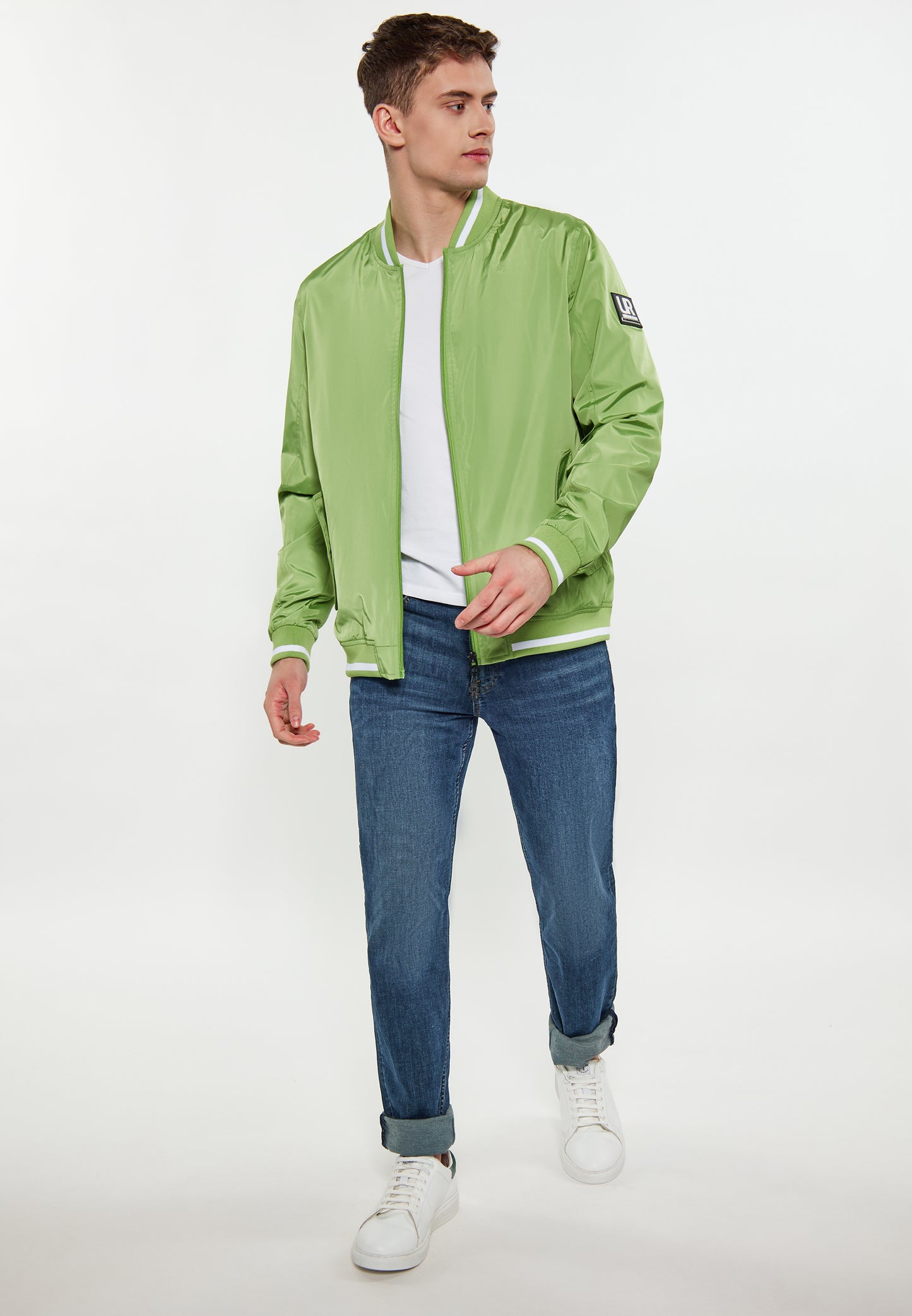 urban rain by Schmuddelwedda men's college jacket