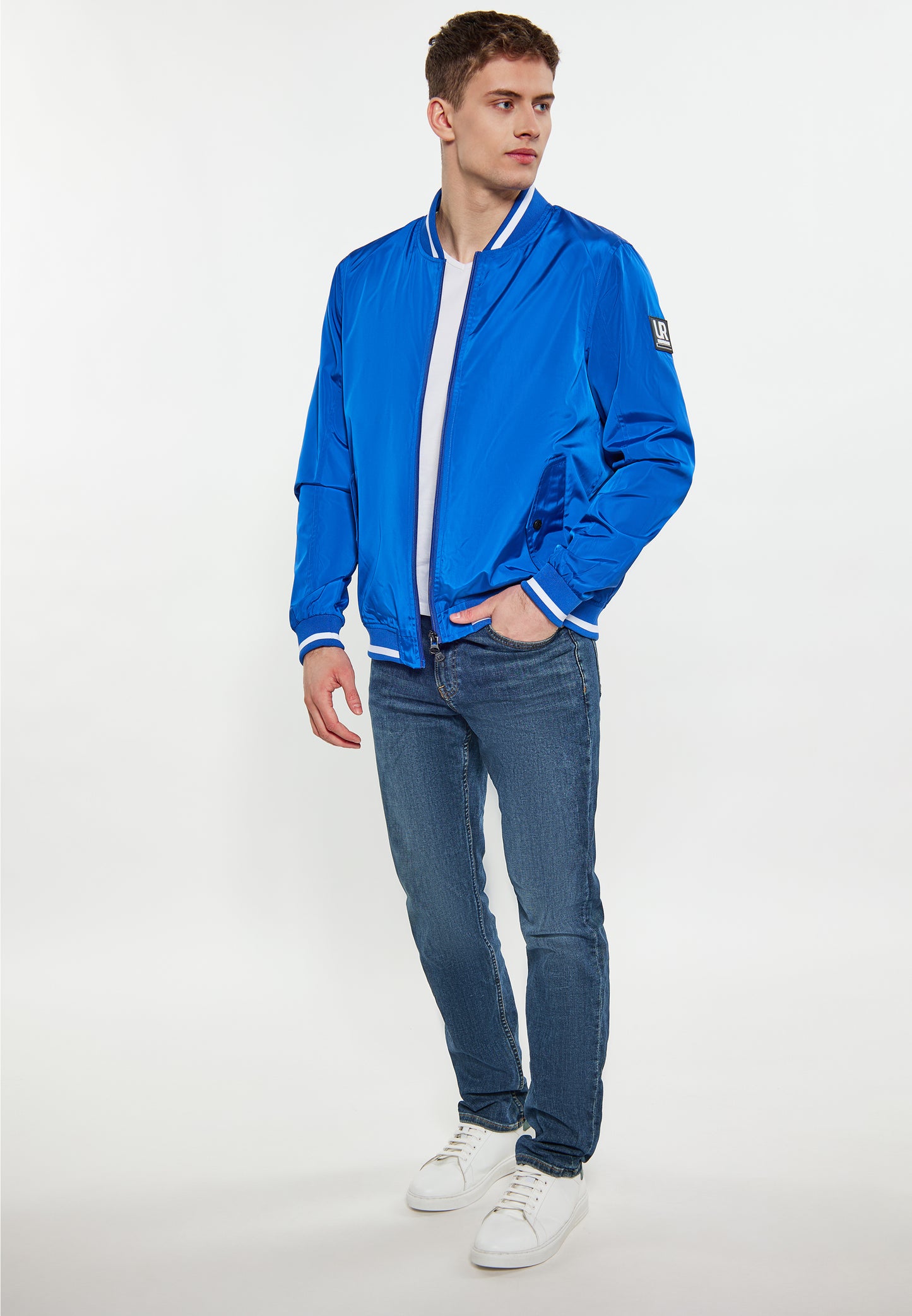 urban rain by Schmuddelwedda men's college jacket