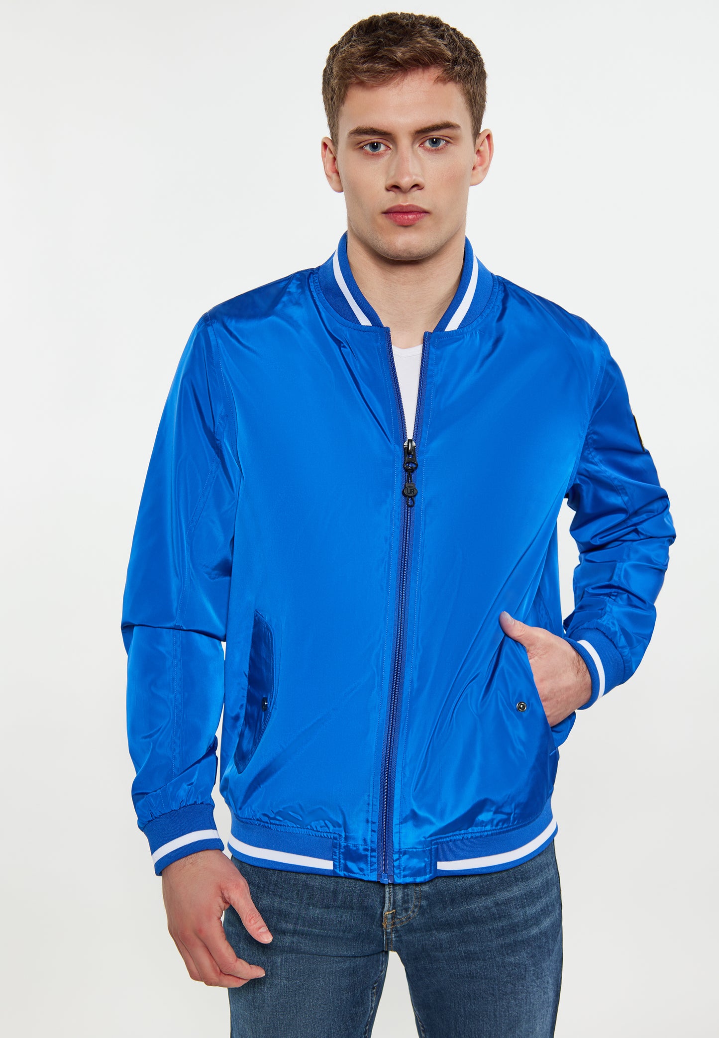urban rain by Schmuddelwedda men's college jacket