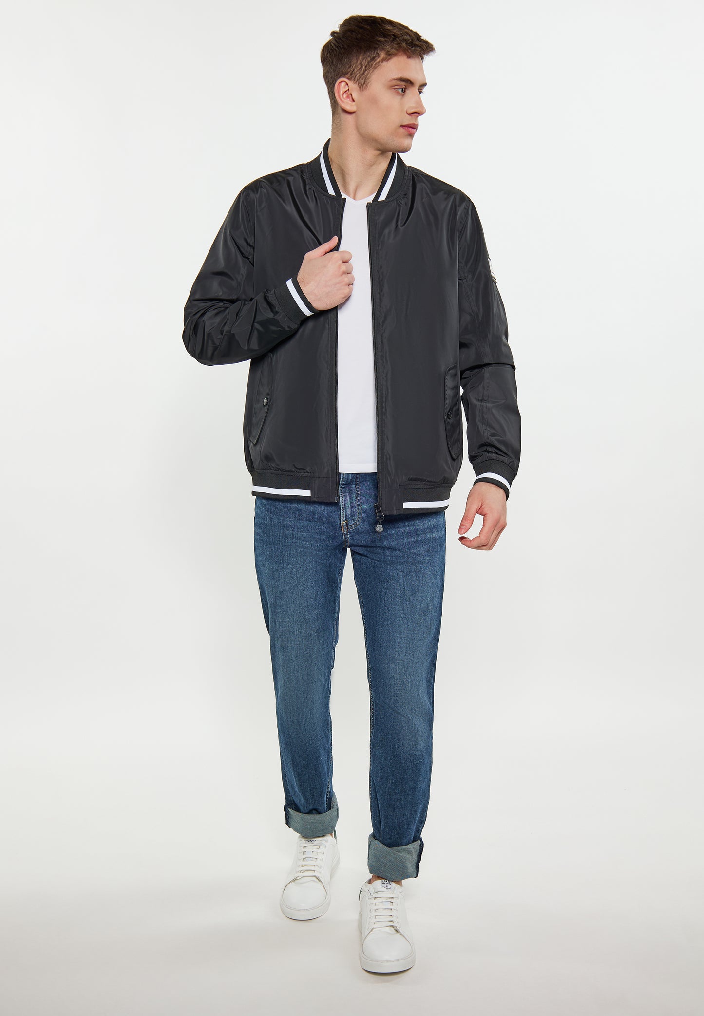 urban rain by Schmuddelwedda men's college jacket