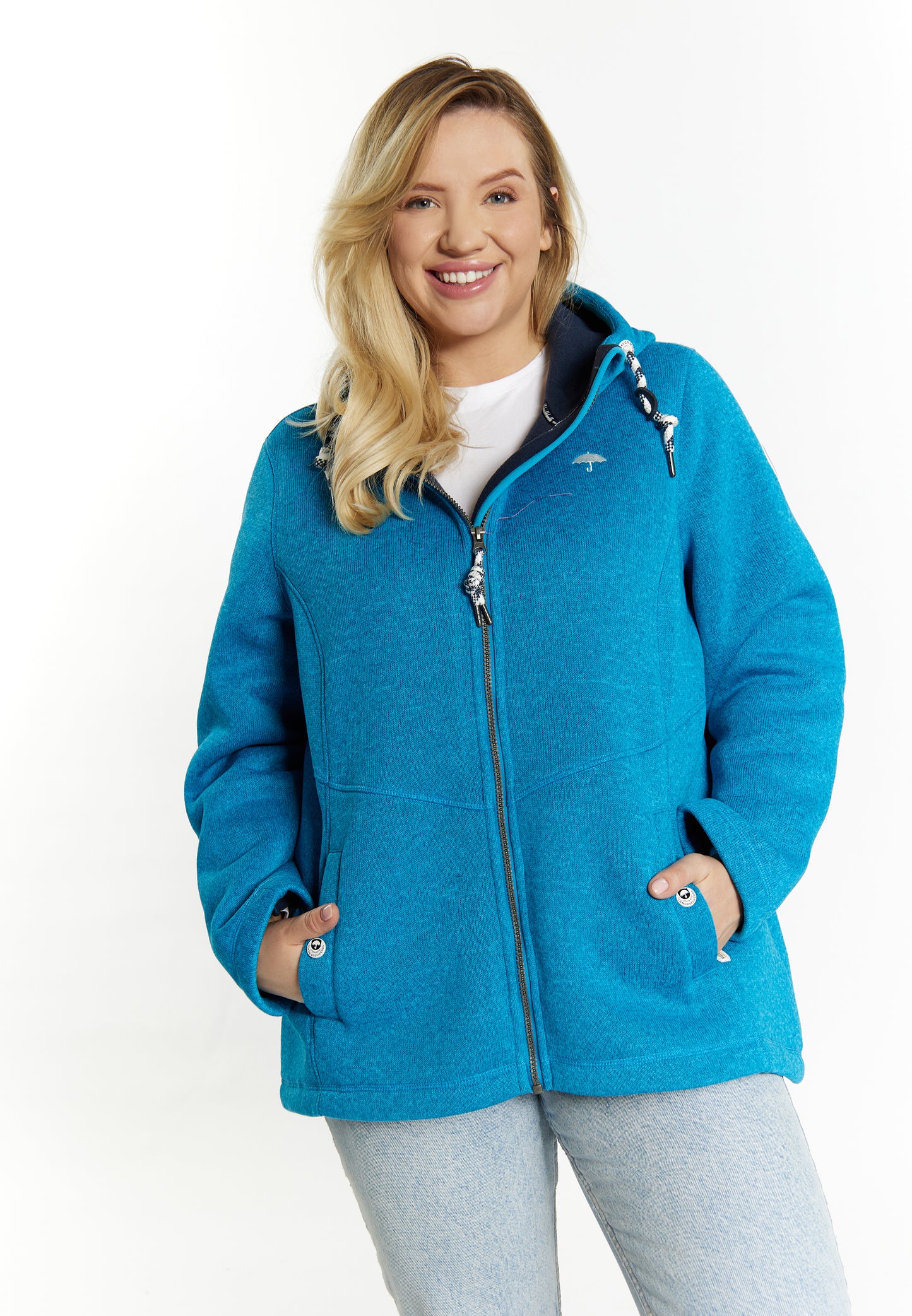 Schmuddelwedda women's knitted fleece jacket